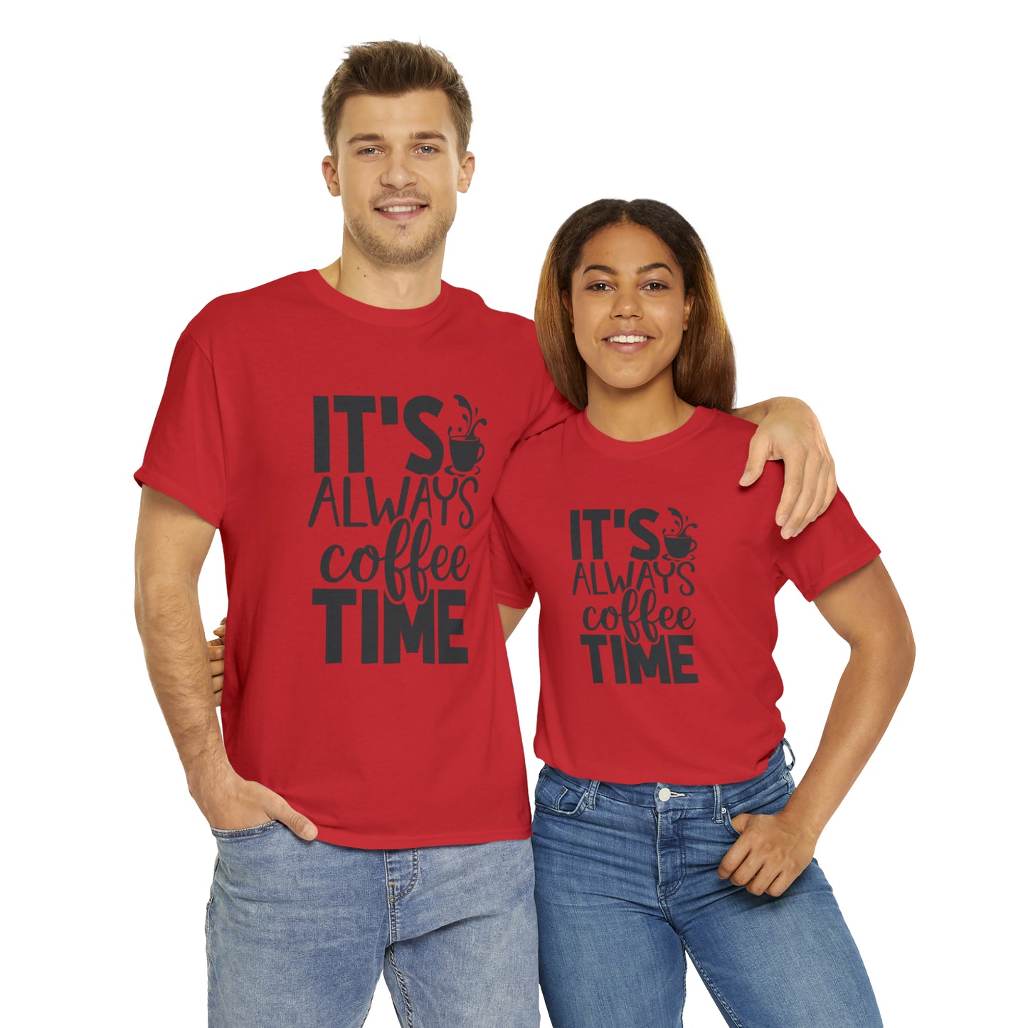 Always time for coffee Unisex Cotton Tee