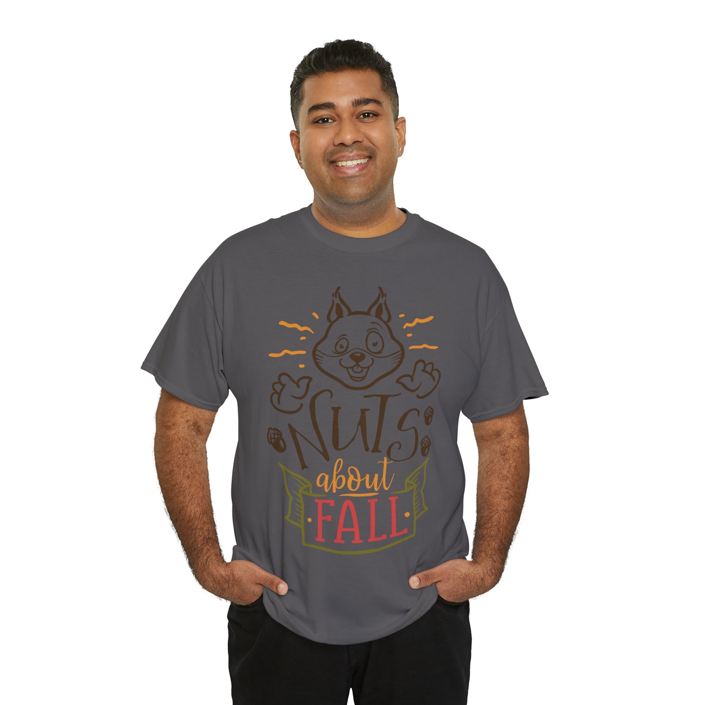 Nuts About Fall Unisex Heavy Cotton Tee
