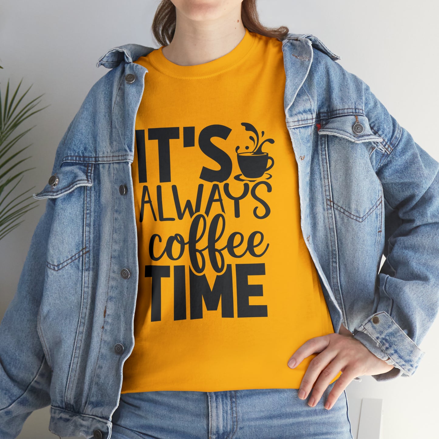 Always time for coffee Unisex Cotton Tee