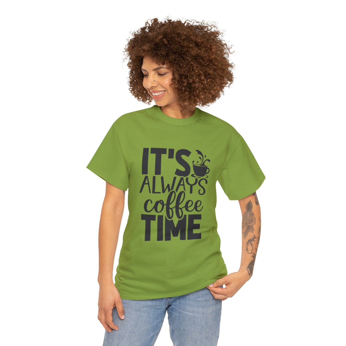 Always time for coffee Unisex Cotton Tee