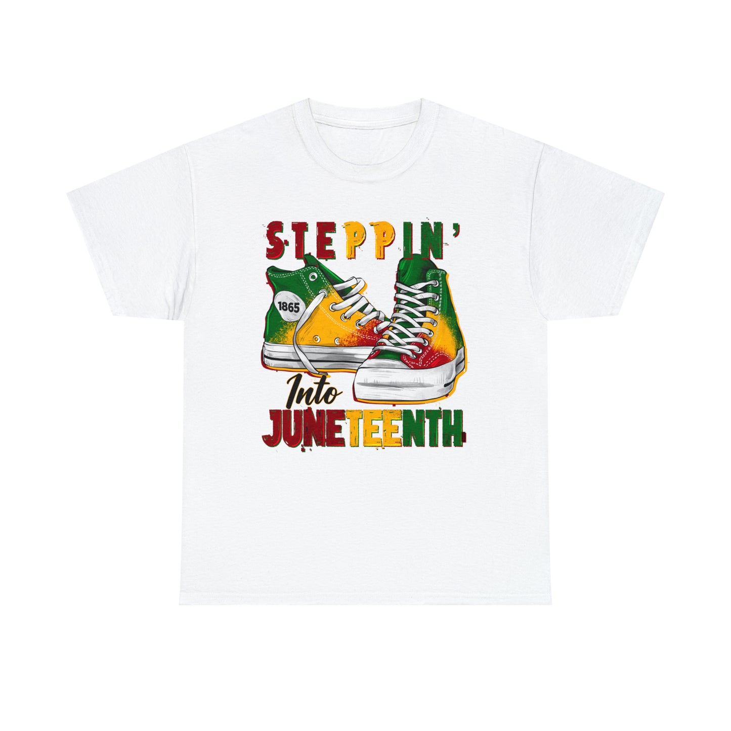 Stepping into Juneteenth Unisex Heavy Cotton Tee