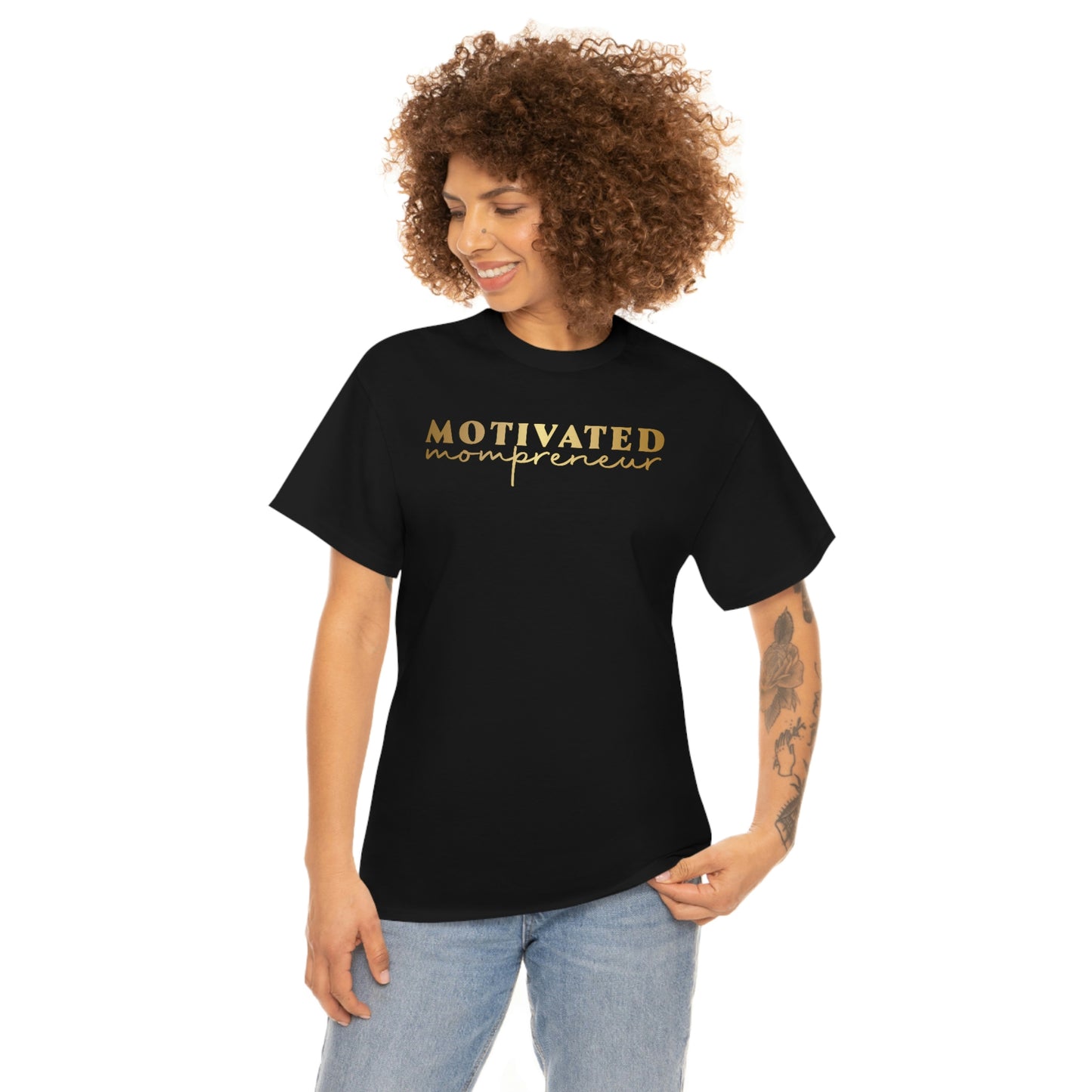Motivated Mompreneur Unisex Heavy Cotton Tee