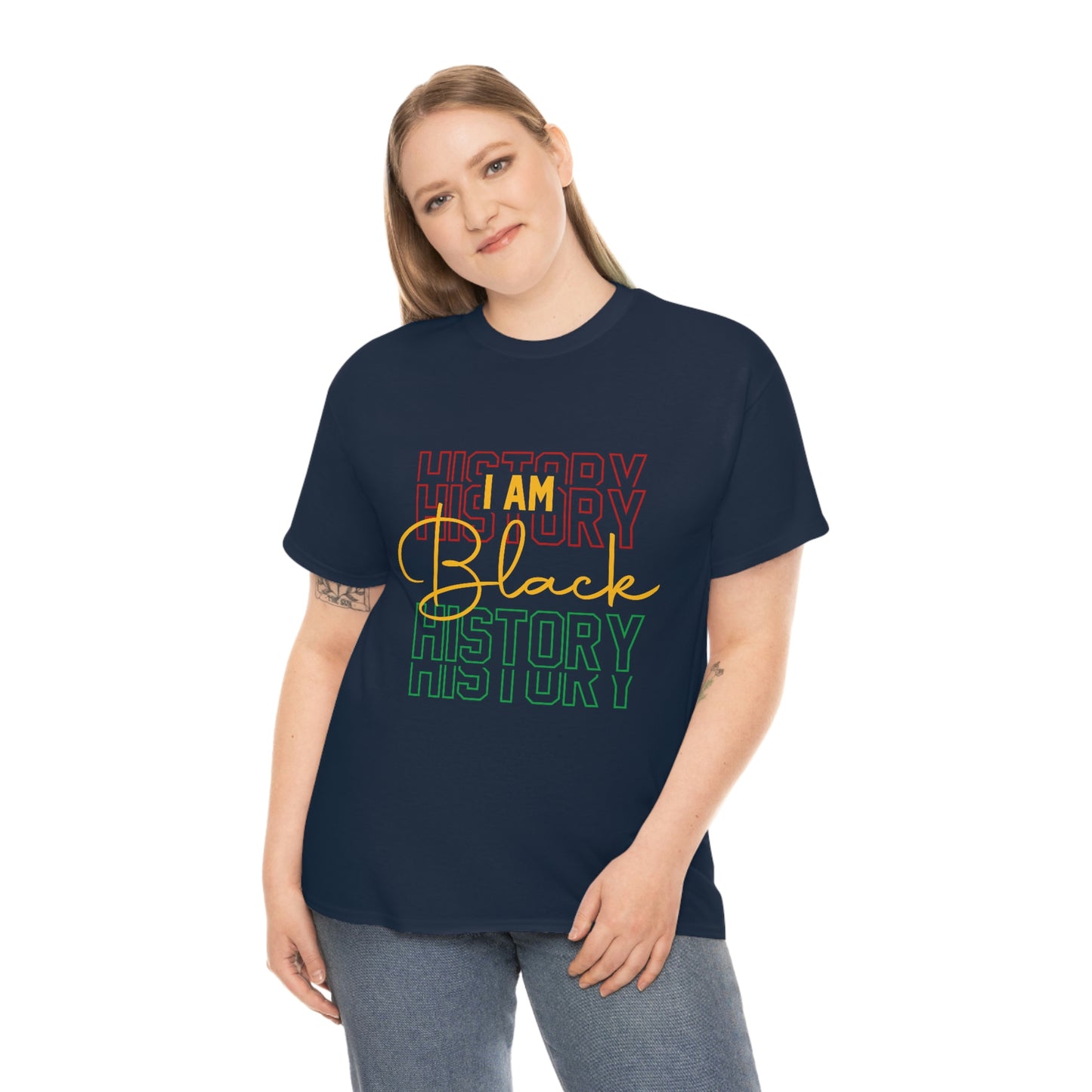 I am Black History Unisex Heavy Cotton Tee