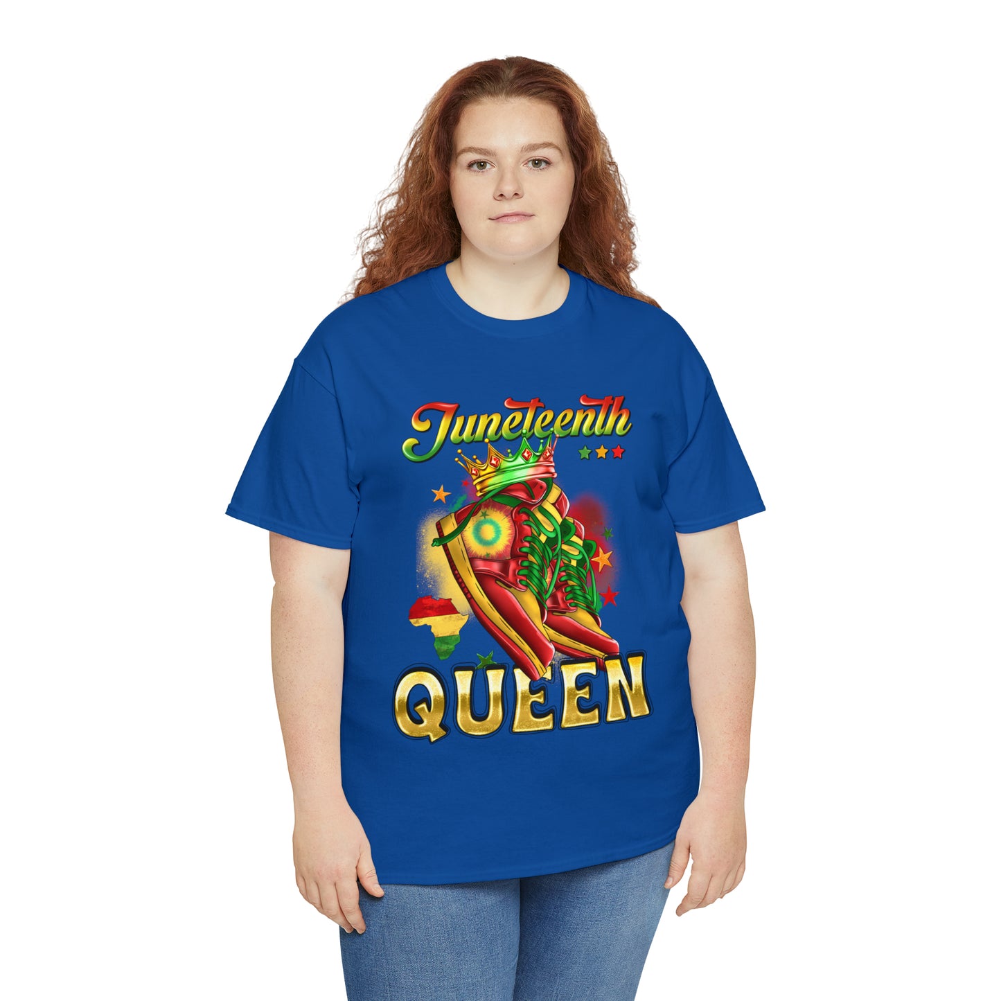 Juneteenth Queen Unisex Heavy Cotton Tee