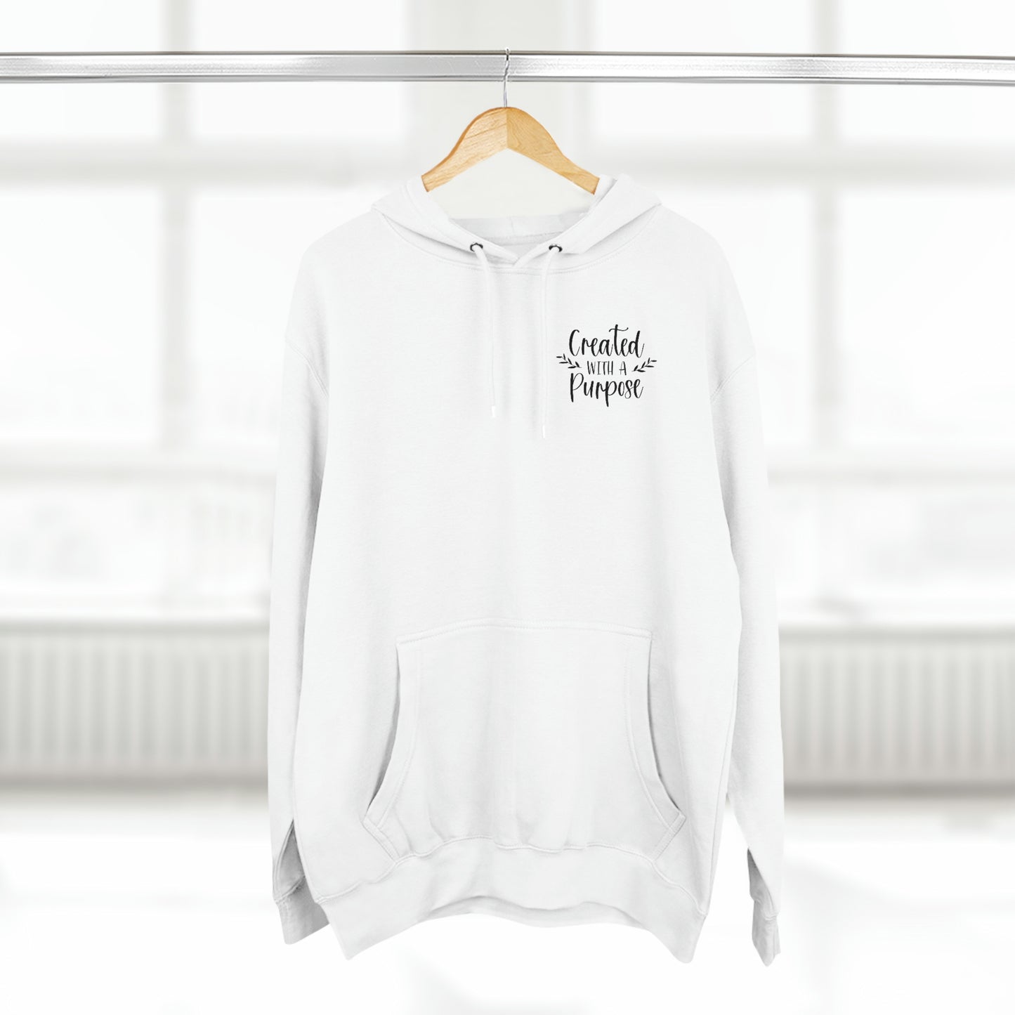 Created With Purpose Unisex Premium Pullover Hoodie