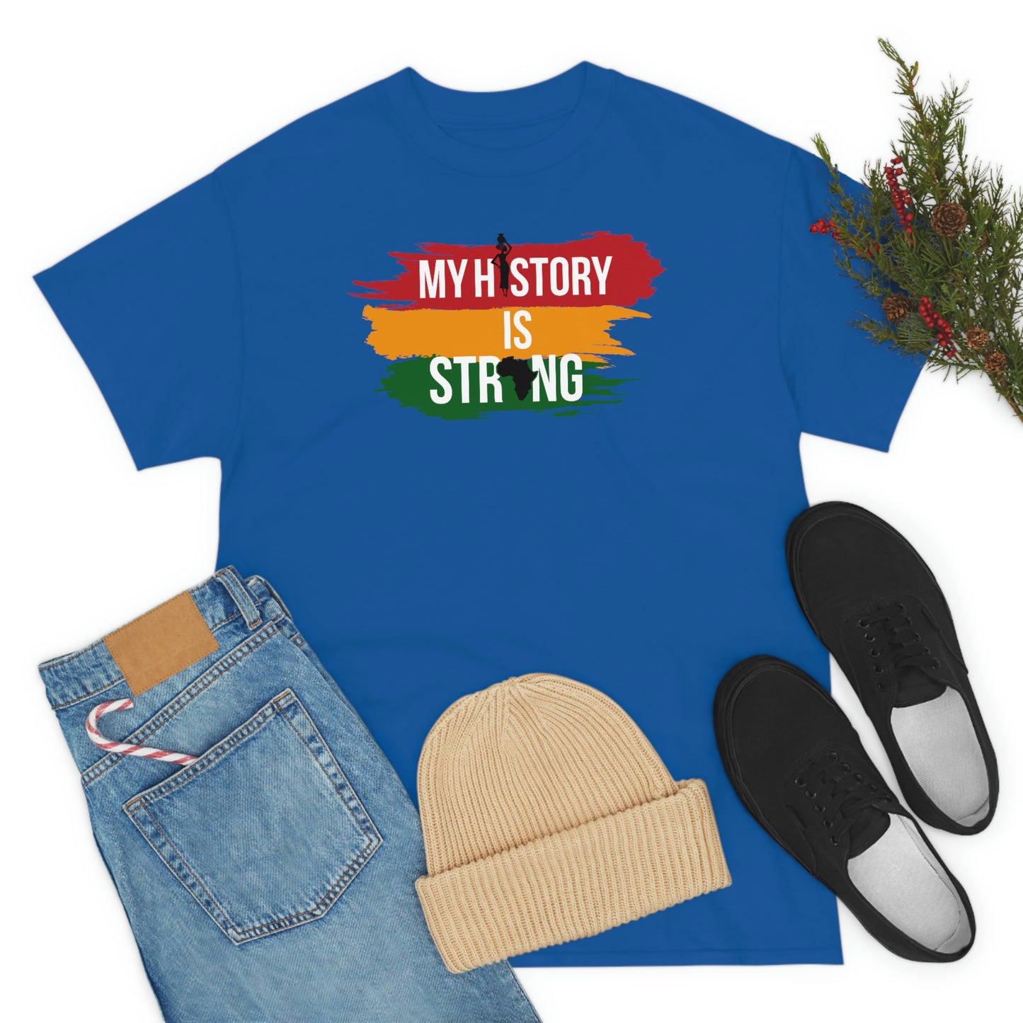 My History Is Strong Unisex Heavy Cotton Tee