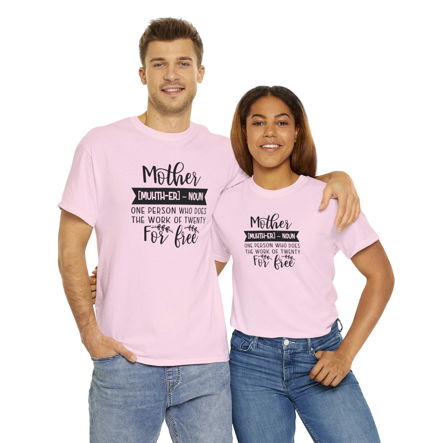 Definition of A Mother Unisex Heavy Cotton Tee