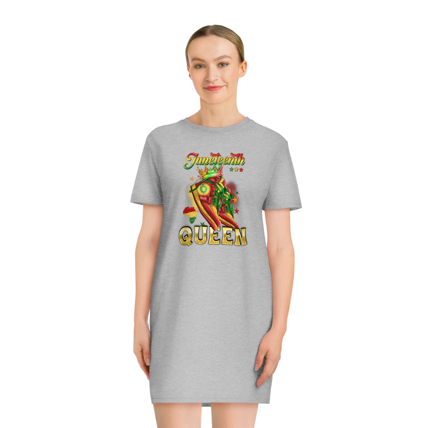 Juneteenth Spinner T-Shirt Dress