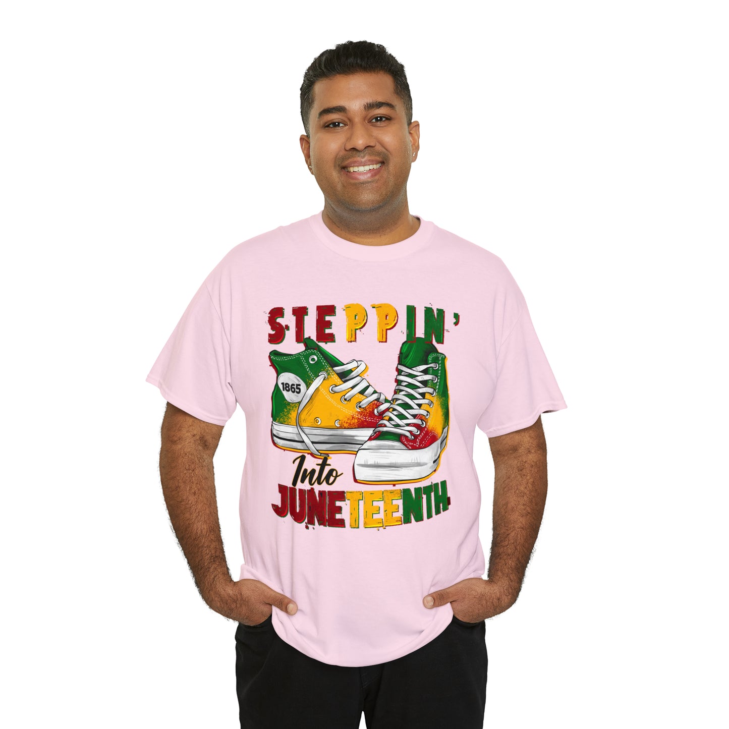Stepping into Juneteenth Unisex Heavy Cotton Tee