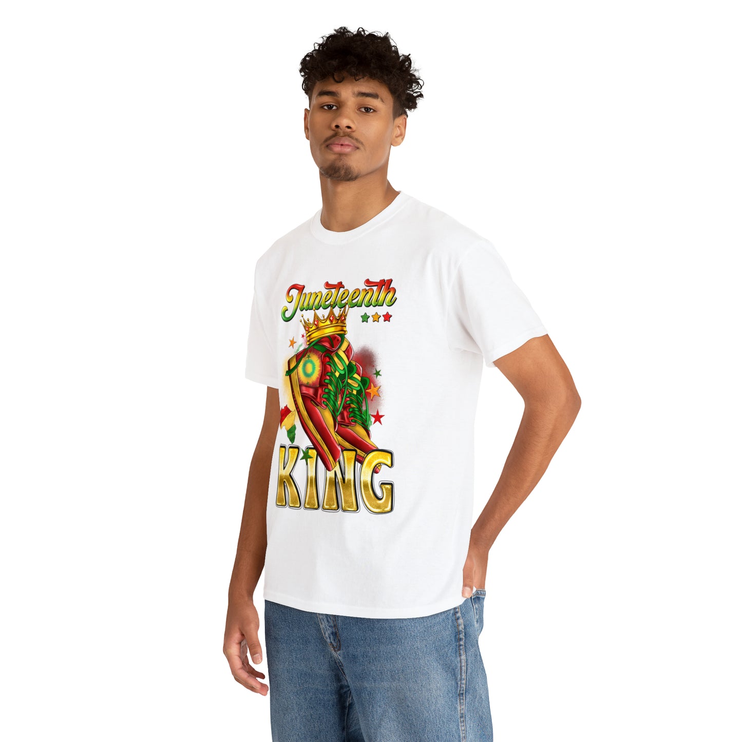 Juneteenth King Unisex Heavy Cotton Tee