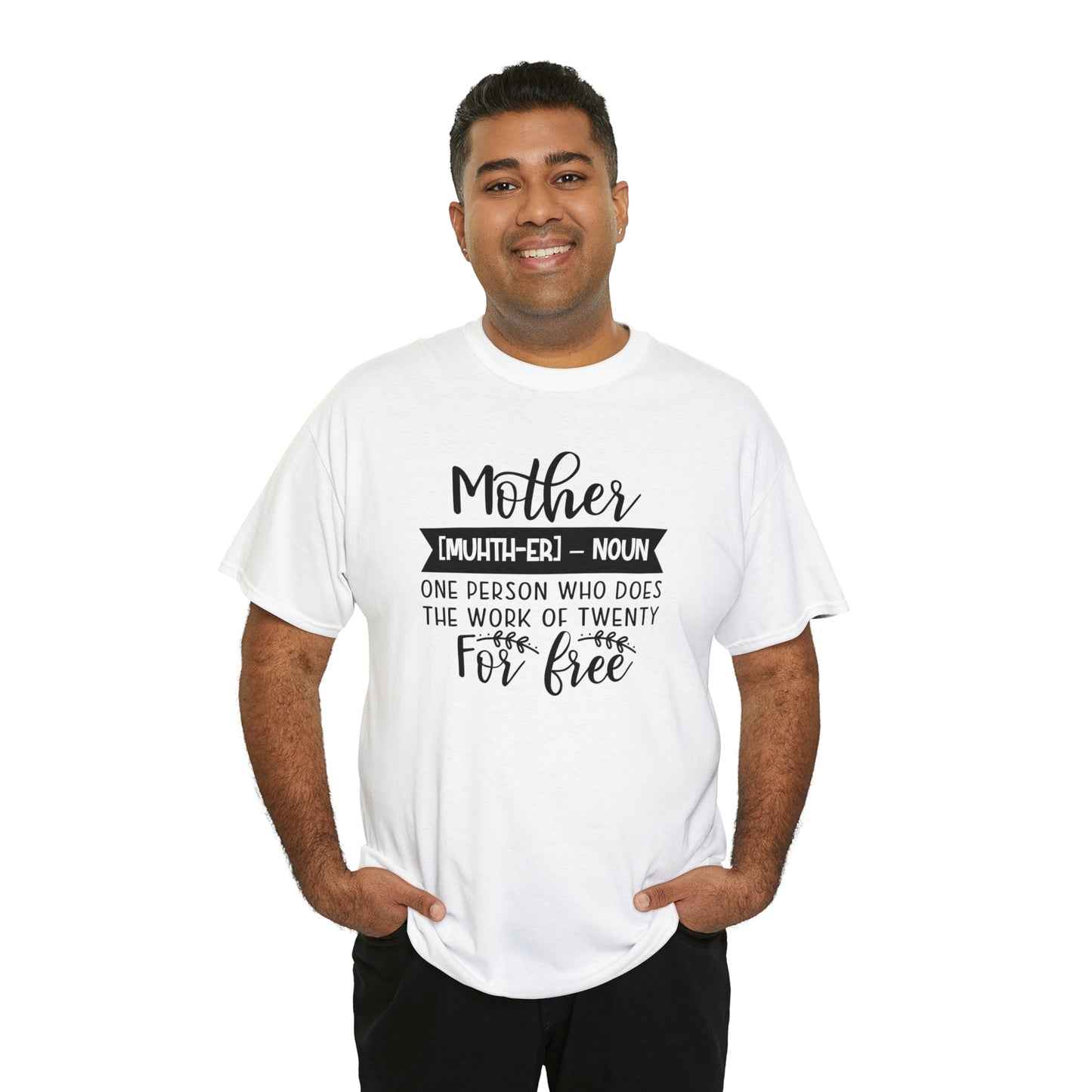 Definition of A Mother Unisex Heavy Cotton Tee