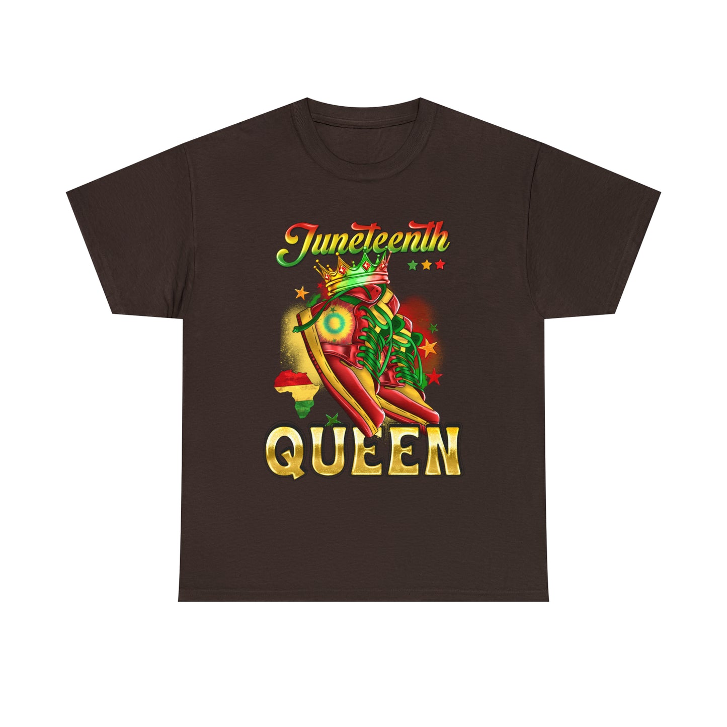 Juneteenth Queen Unisex Heavy Cotton Tee