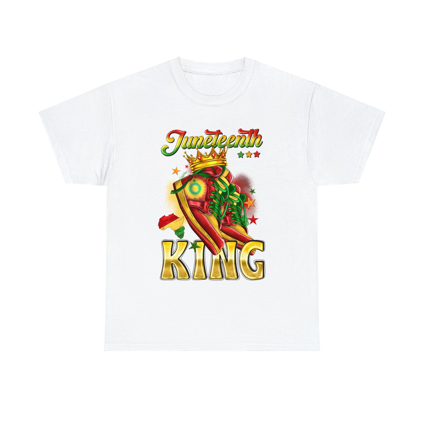 Juneteenth King Unisex Heavy Cotton Tee