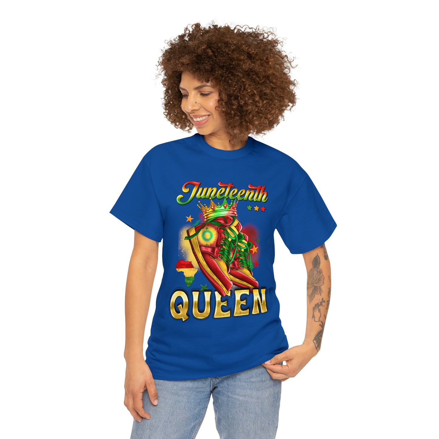 Juneteenth Queen Unisex Heavy Cotton Tee
