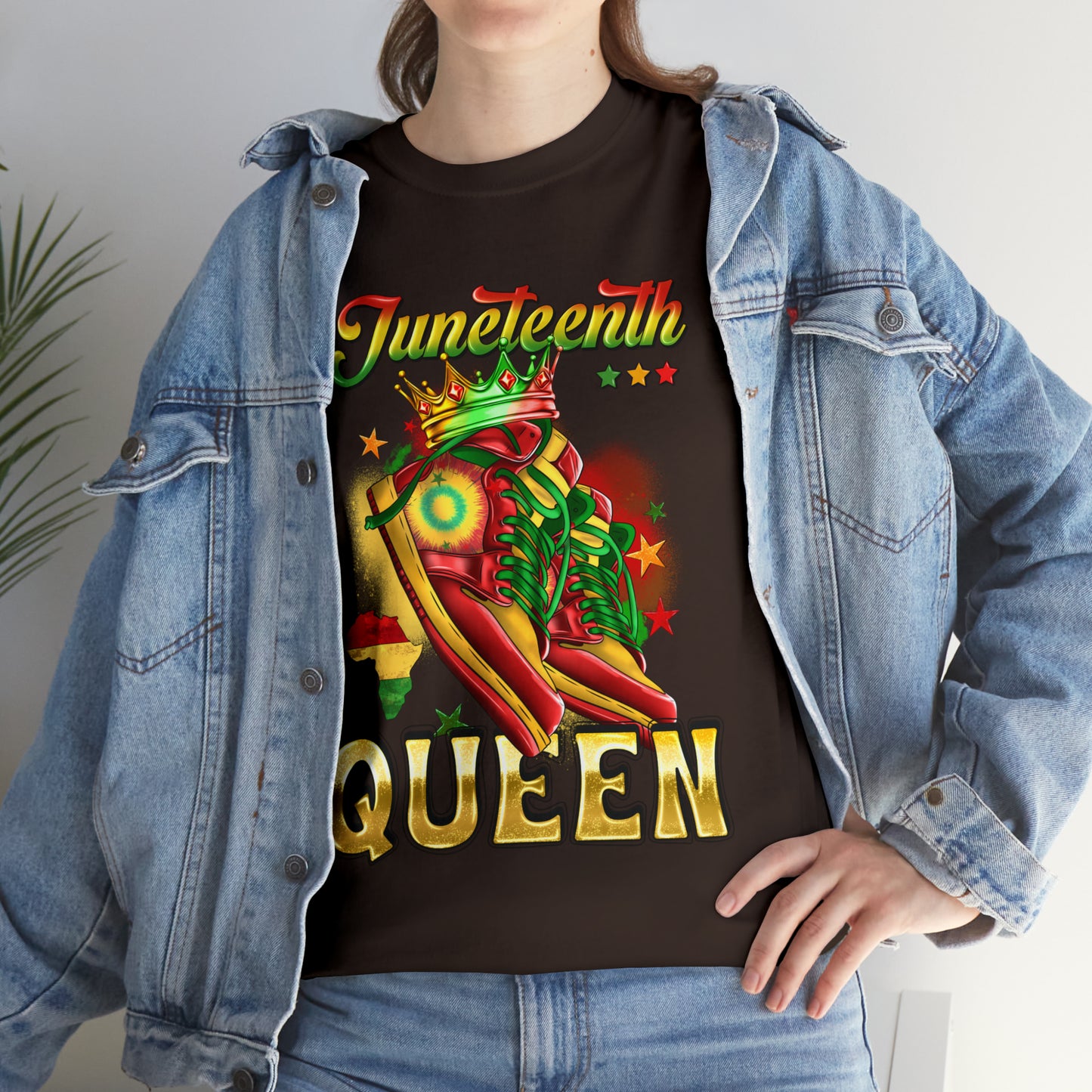 Juneteenth Queen Unisex Heavy Cotton Tee