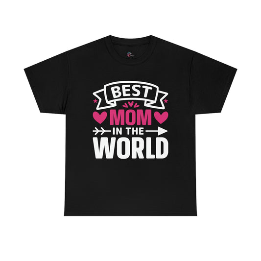 Best Mom In The World Unisex Heavy Cotton Tee