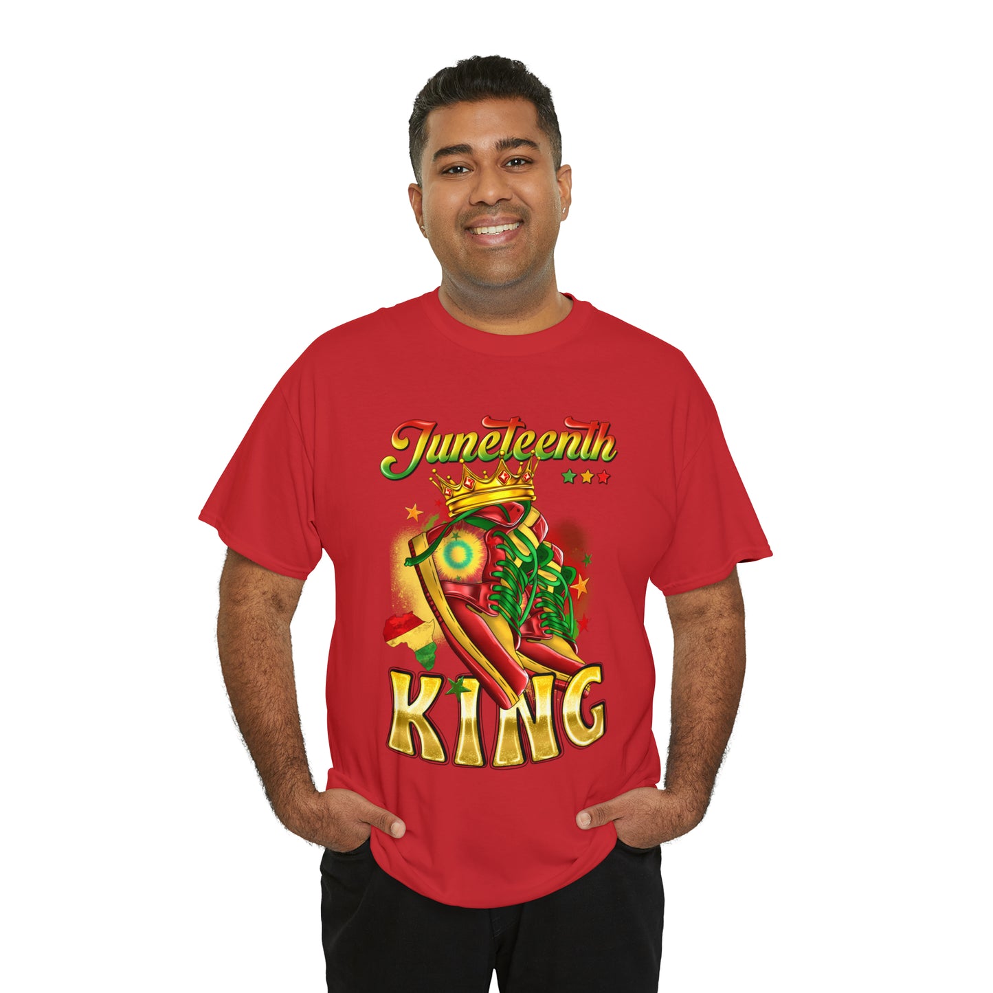 Juneteenth King Unisex Heavy Cotton Tee