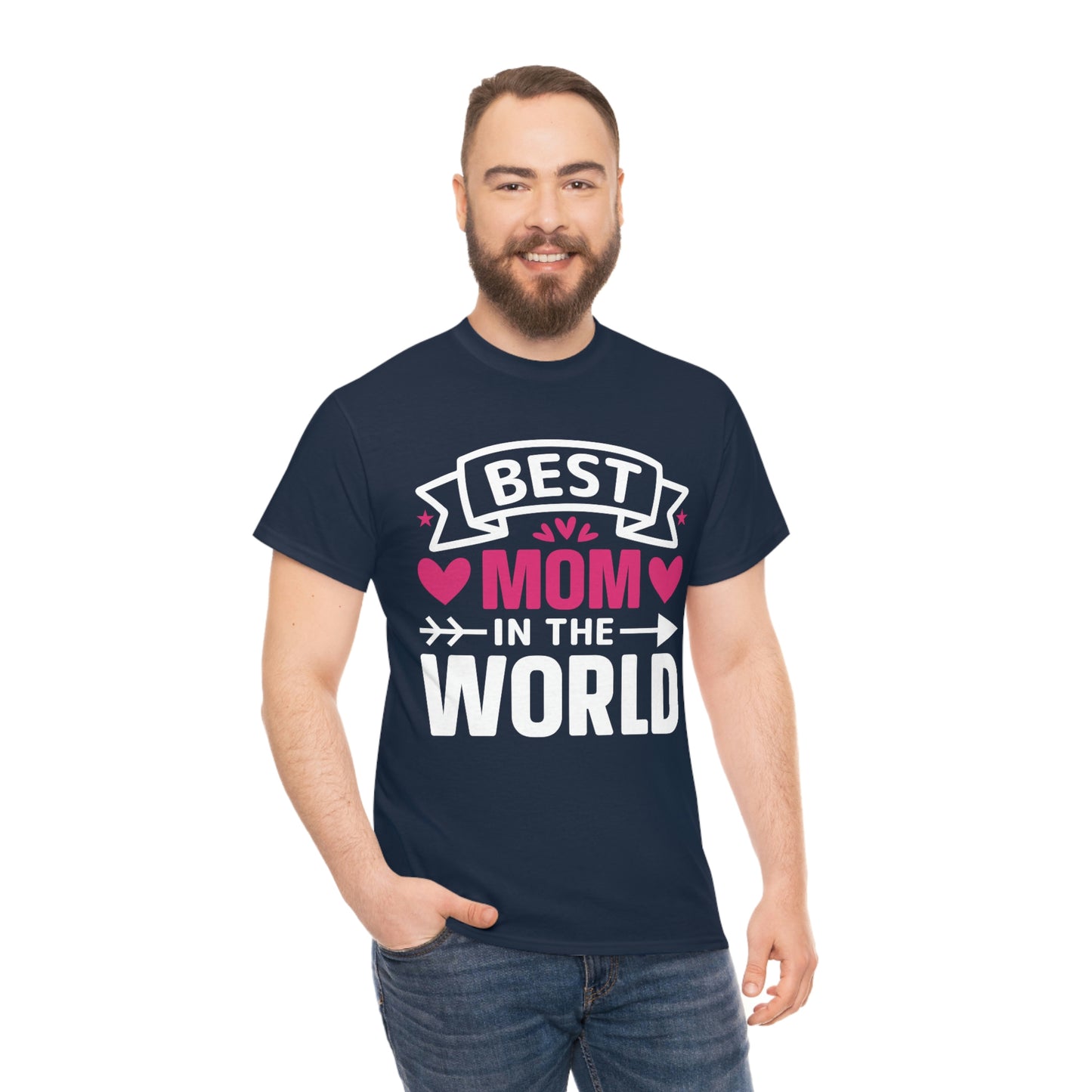 Best Mom In The World Unisex Heavy Cotton Tee