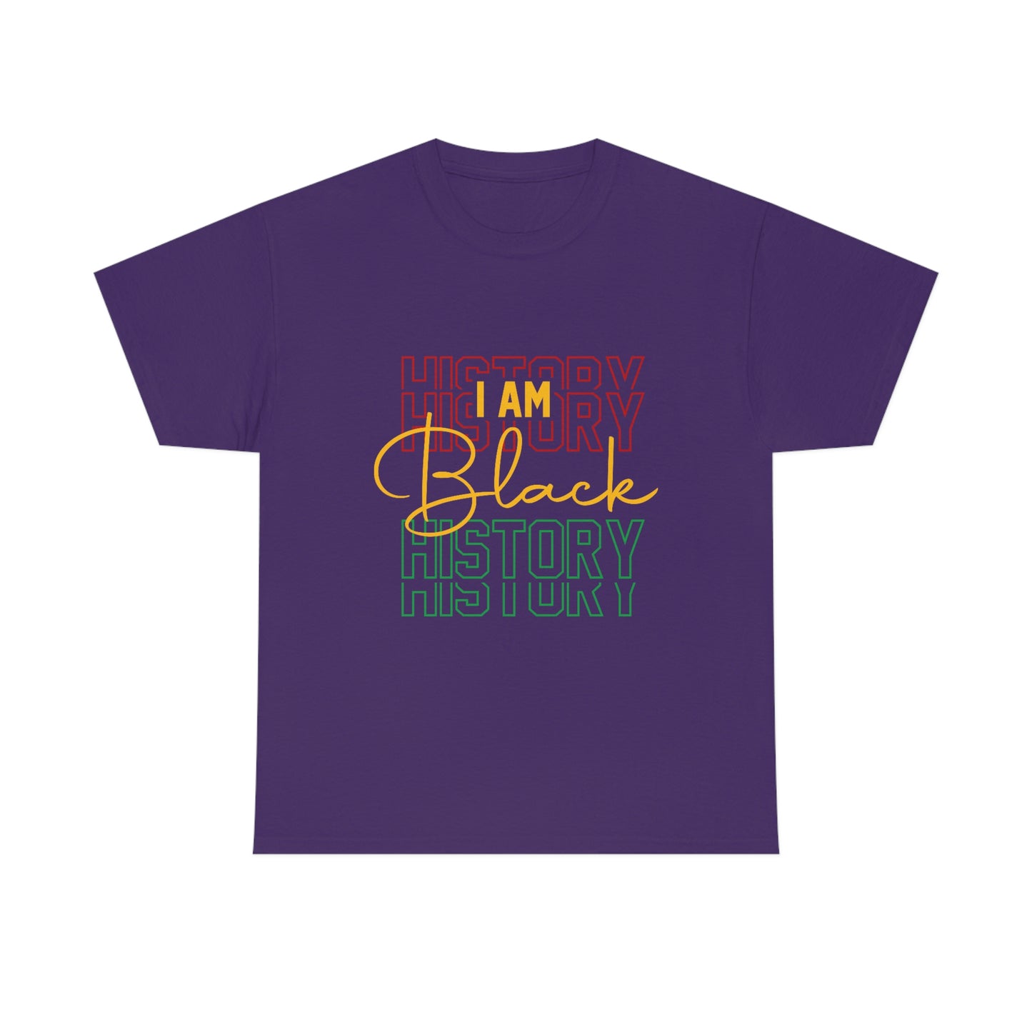 I am Black History Unisex Heavy Cotton Tee