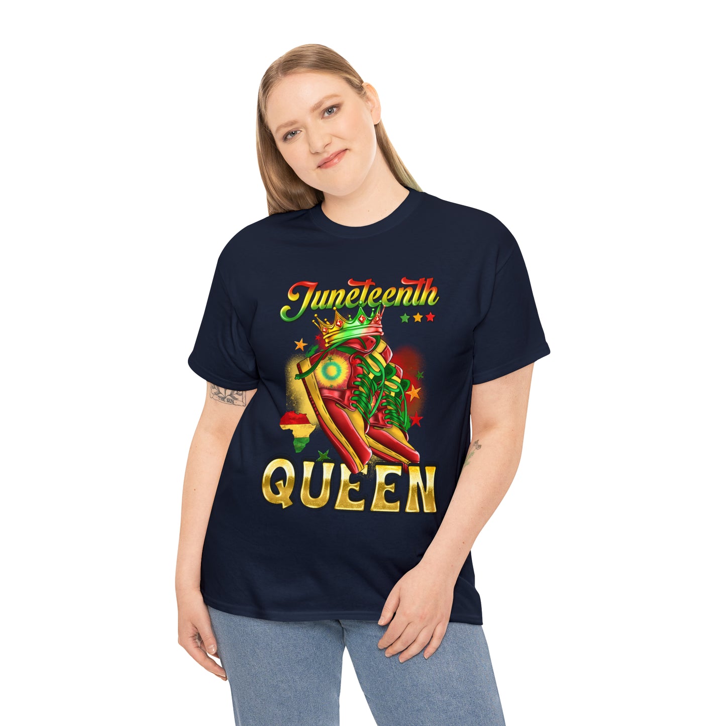 Juneteenth Queen Unisex Heavy Cotton Tee
