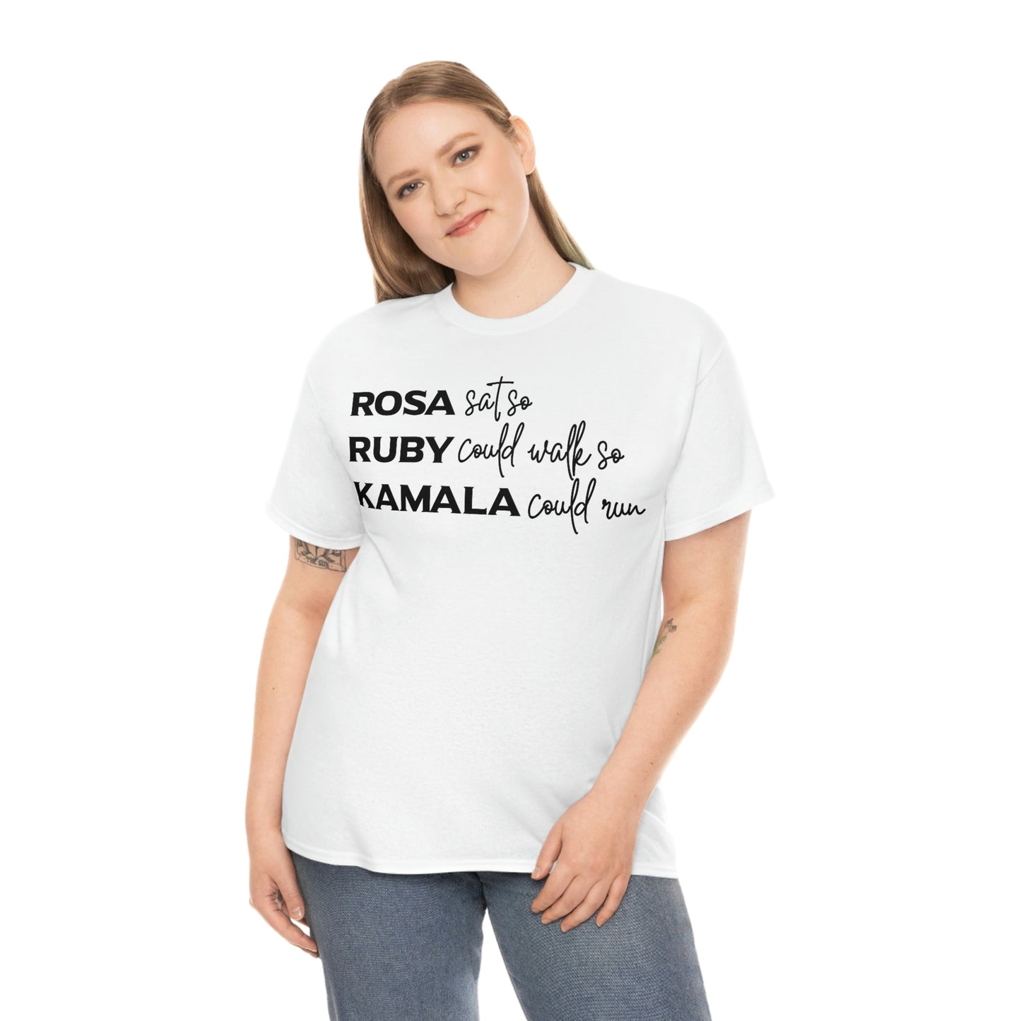 Rosa sat Unisex Heavy Cotton Tee