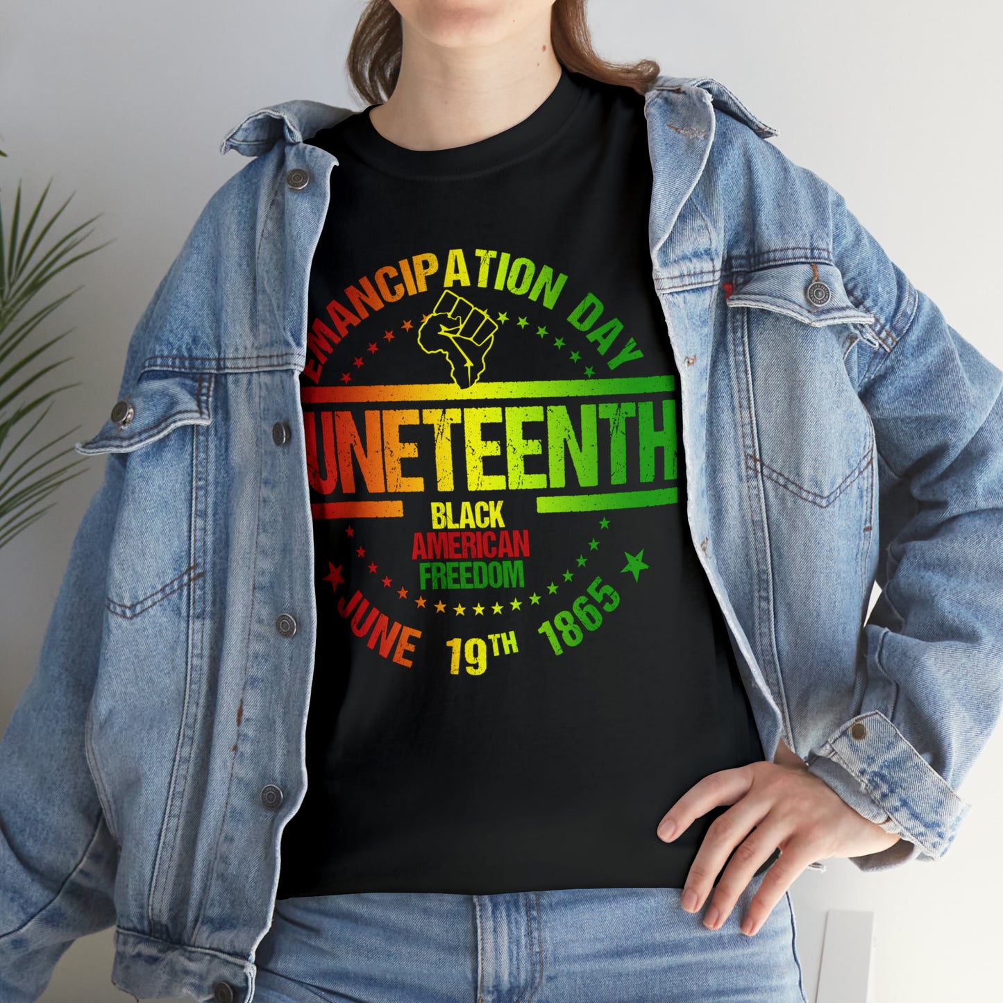 Juneteenth Unisex Heavy Cotton Tee