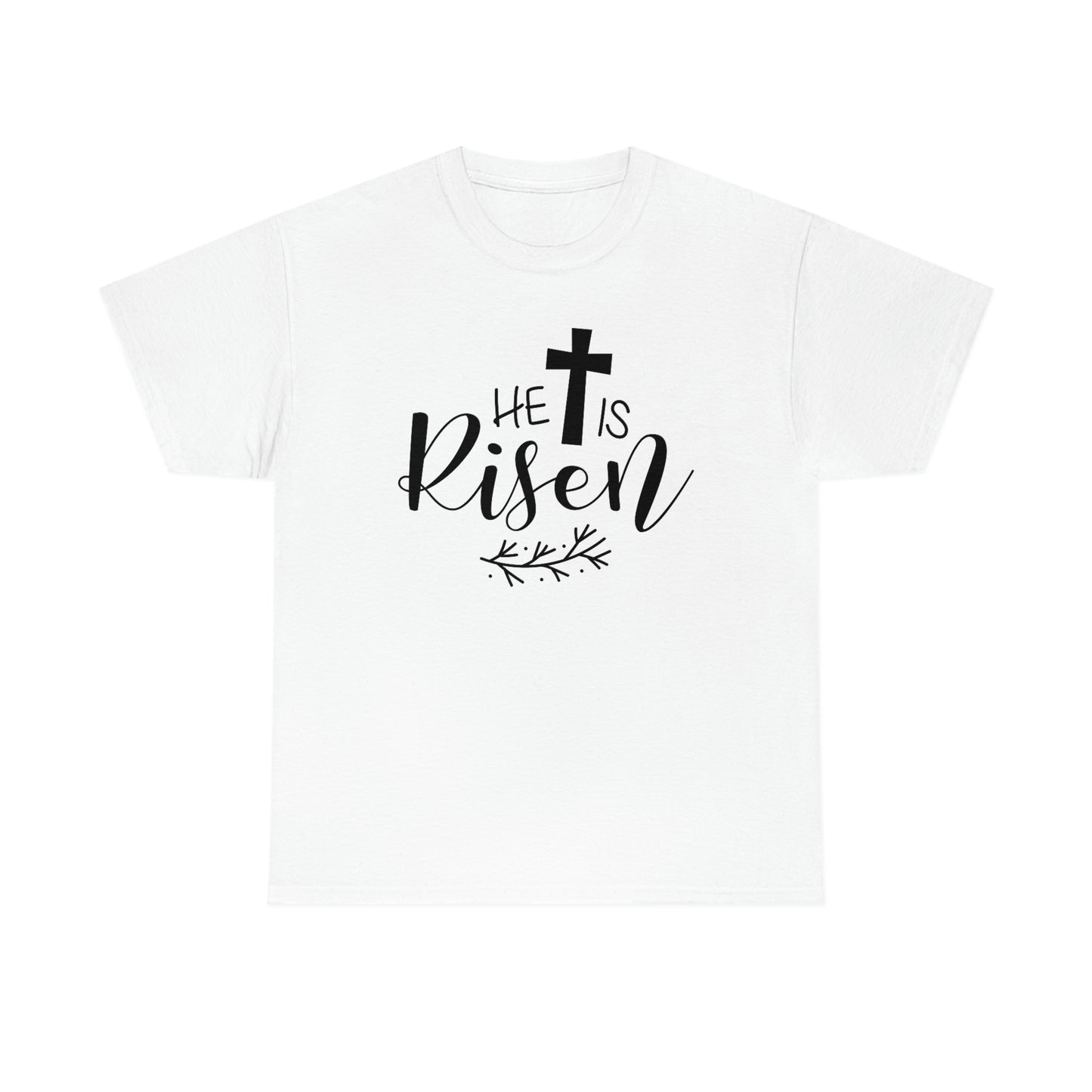 He is Risen Unisex Heavy Cotton Tee