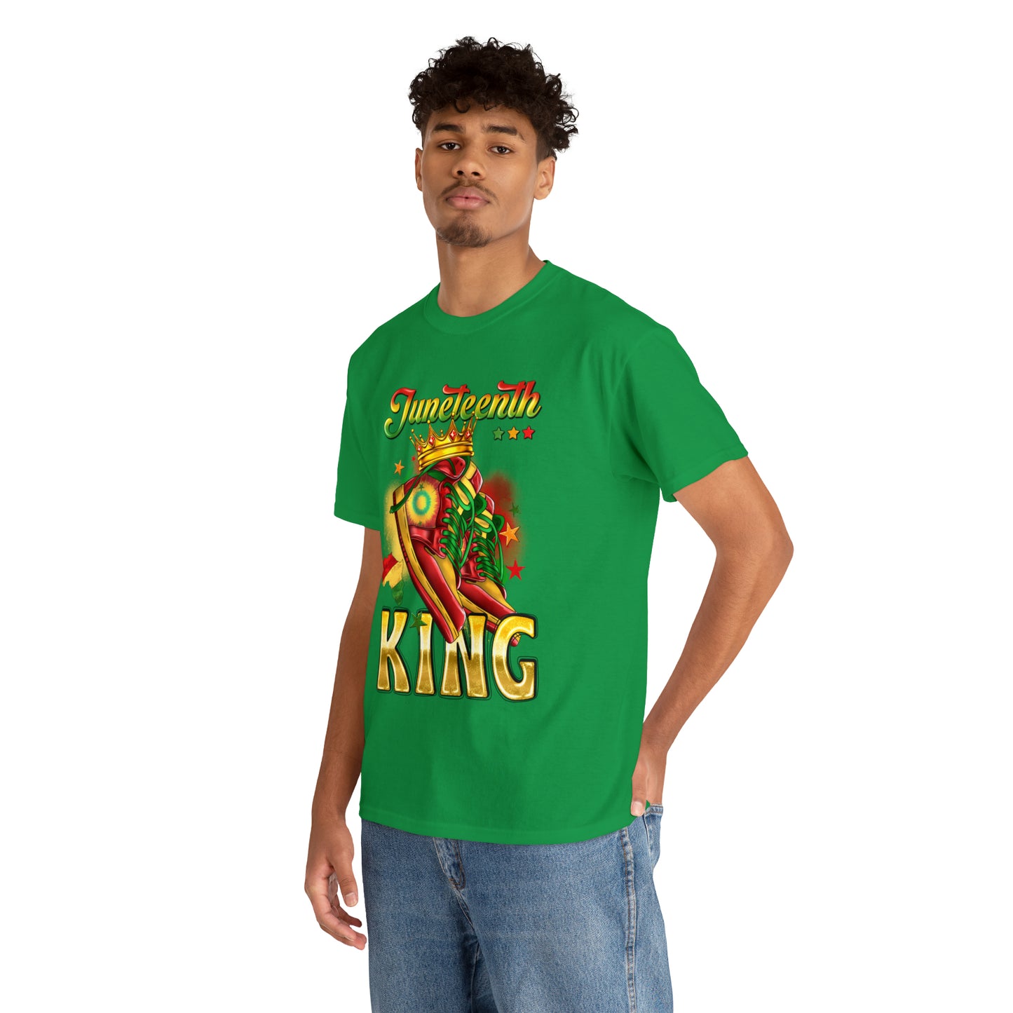Juneteenth King Unisex Heavy Cotton Tee