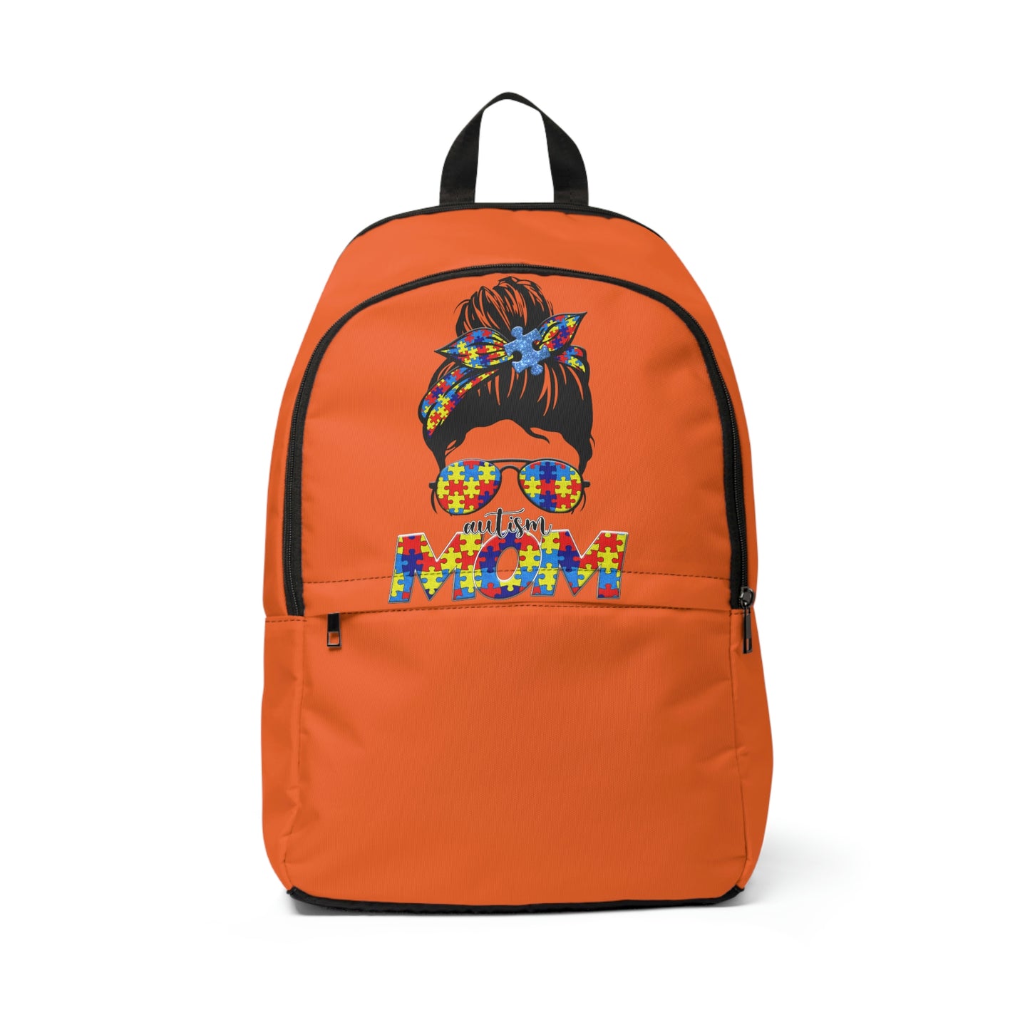 Autism Mom Unisex Fabric Backpack