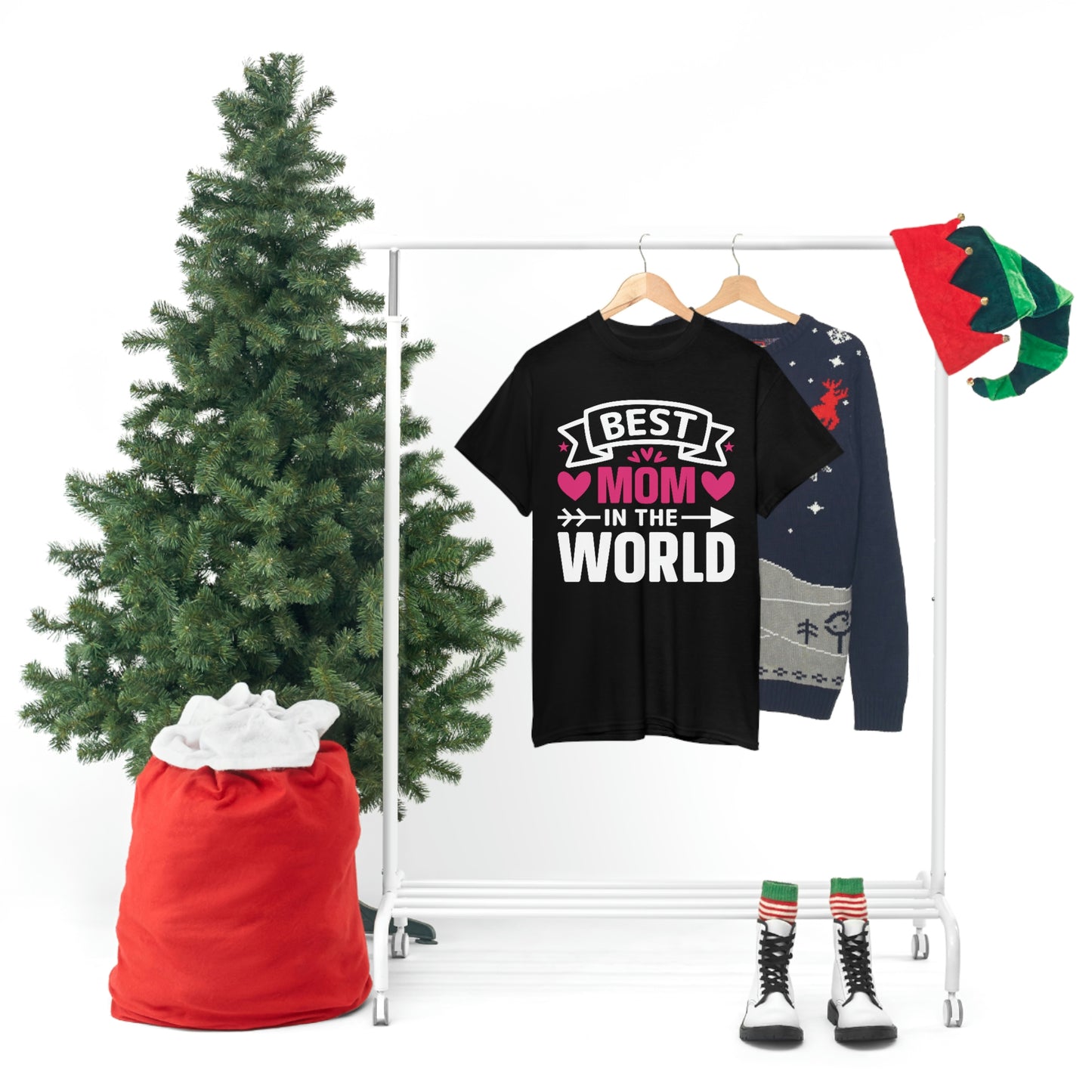 Best Mom In The World Unisex Heavy Cotton Tee