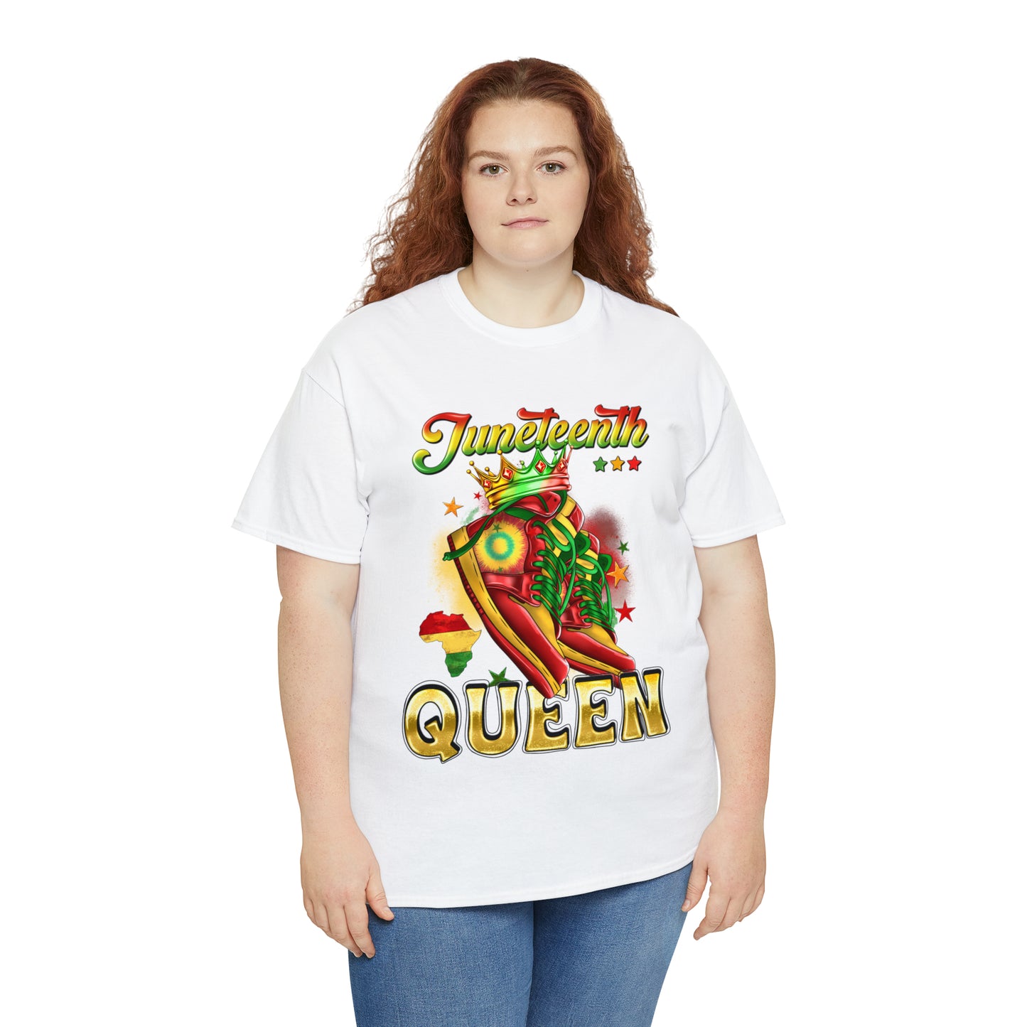 Juneteenth Queen Unisex Heavy Cotton Tee