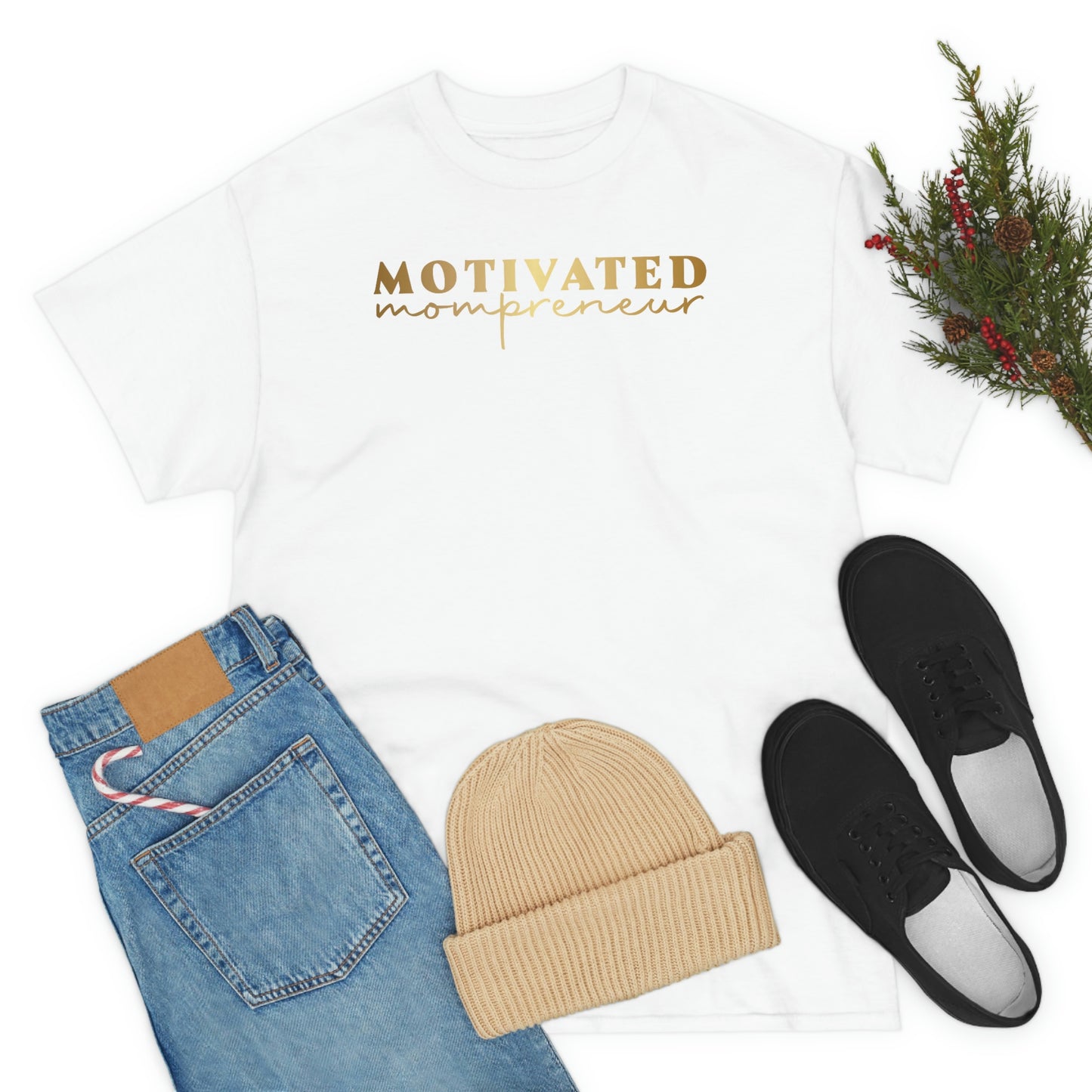 Motivated Mompreneur Unisex Heavy Cotton Tee