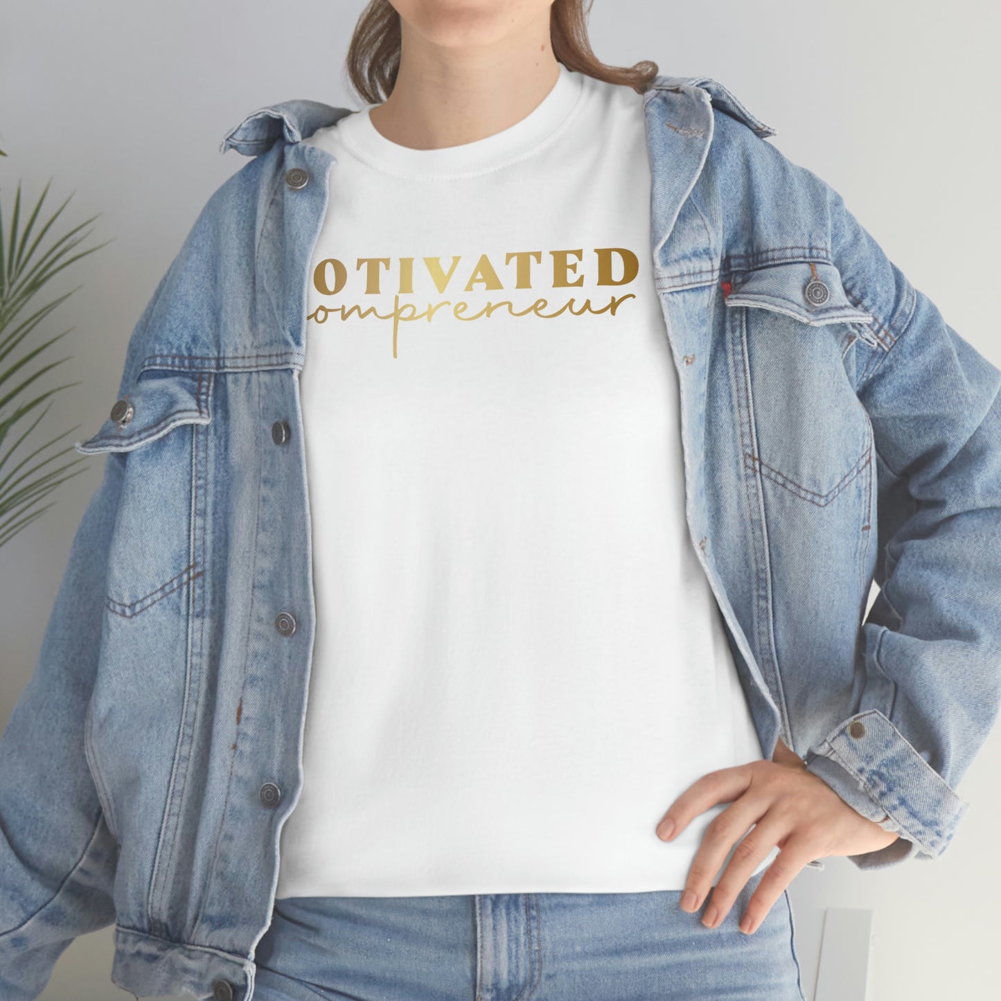 Motivated Mompreneur Unisex Heavy Cotton Tee