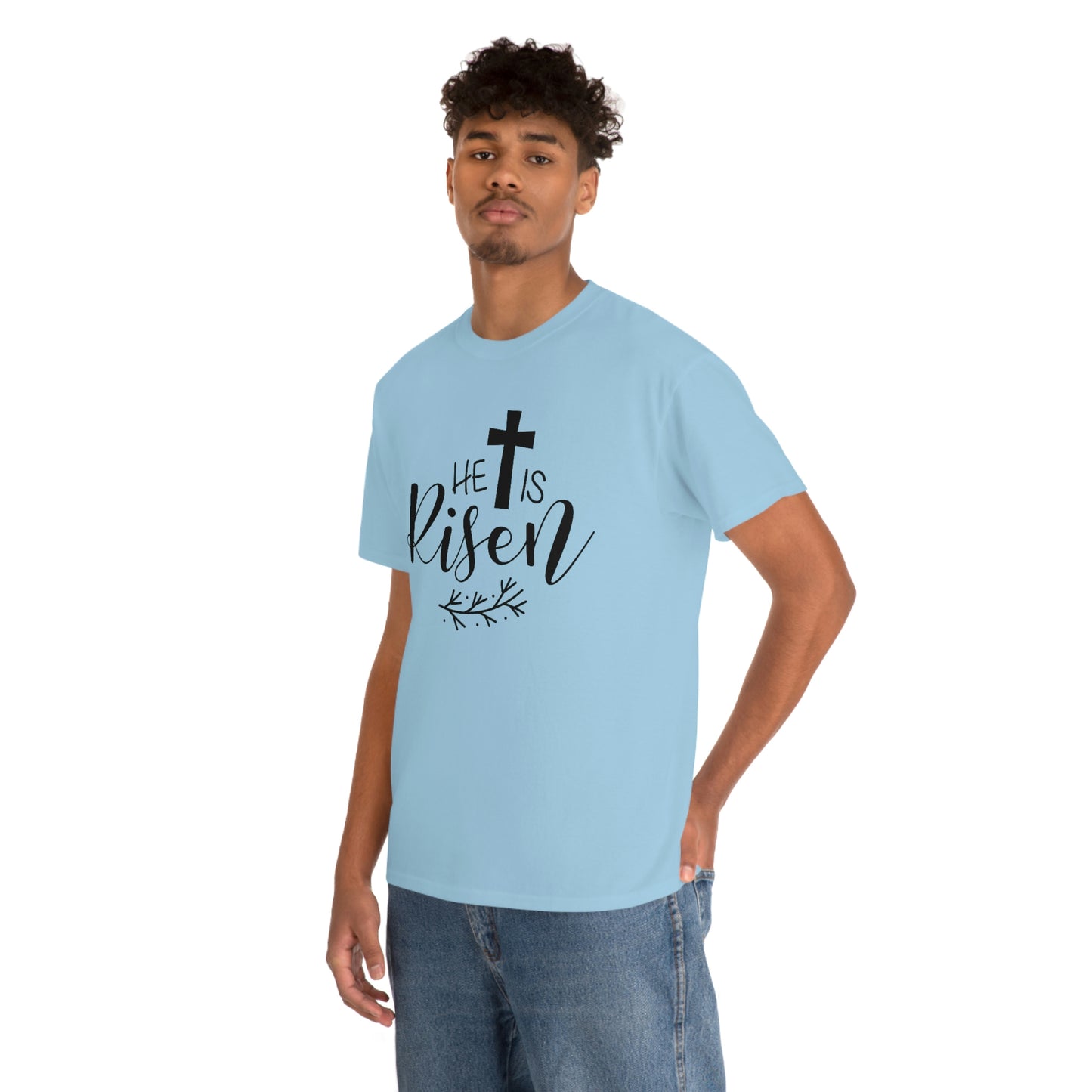 He is Risen Unisex Heavy Cotton Tee