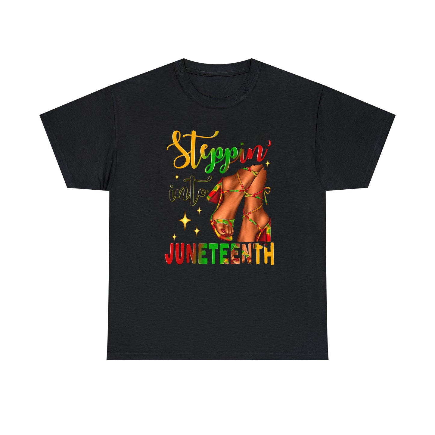 Stepping Into Juneteenth Unisex Heavy Cotton Tee