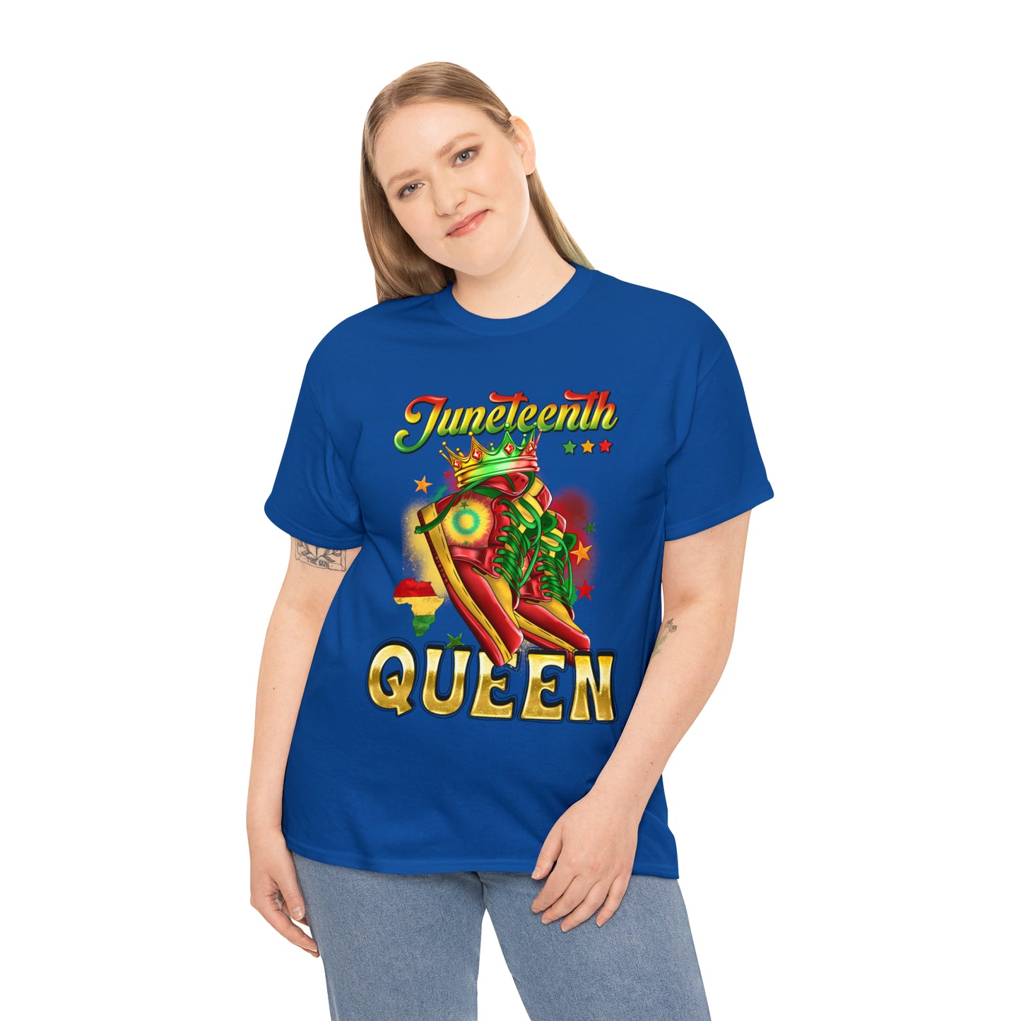 Juneteenth Queen Unisex Heavy Cotton Tee