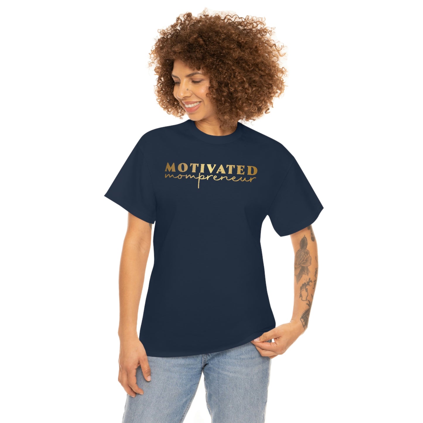 Motivated Mompreneur Unisex Heavy Cotton Tee