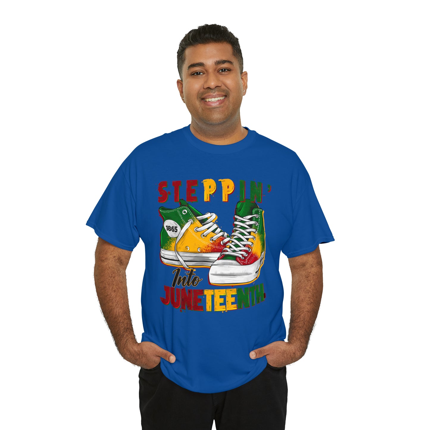 Stepping into Juneteenth Unisex Heavy Cotton Tee