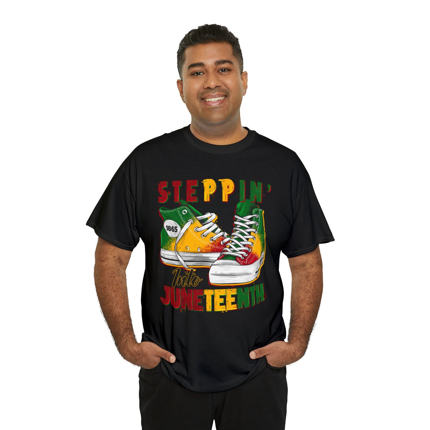 Stepping into Juneteenth Unisex Heavy Cotton Tee