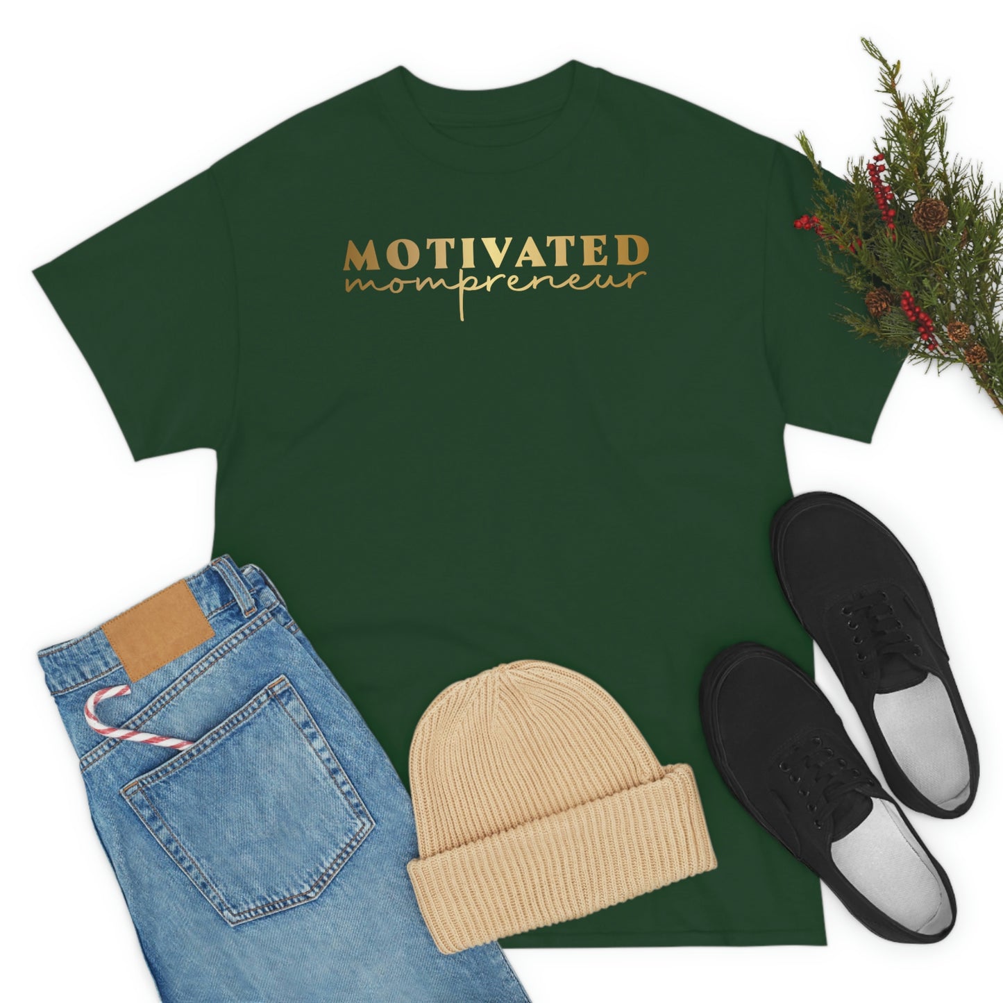 Motivated Mompreneur Unisex Heavy Cotton Tee
