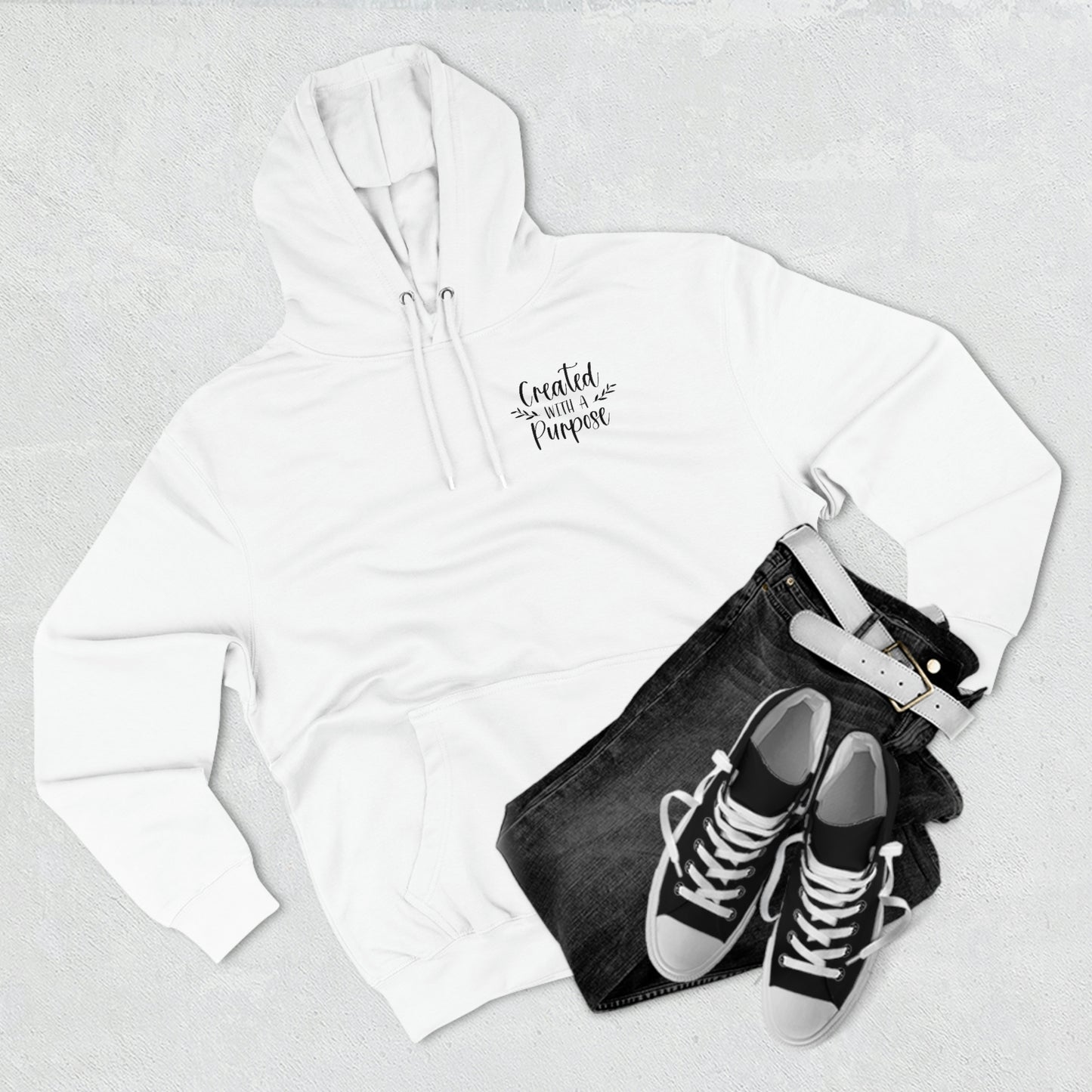 Created With Purpose Unisex Premium Pullover Hoodie