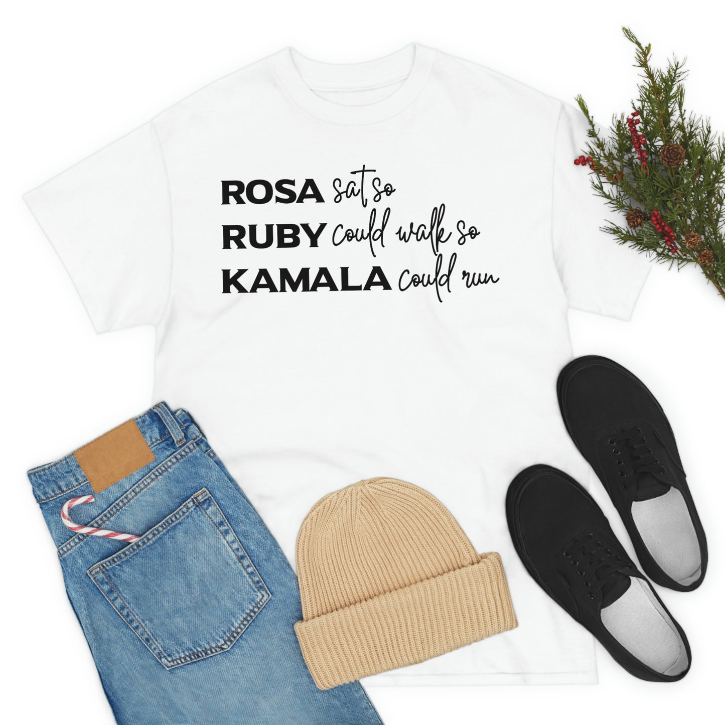 Rosa sat Unisex Heavy Cotton Tee