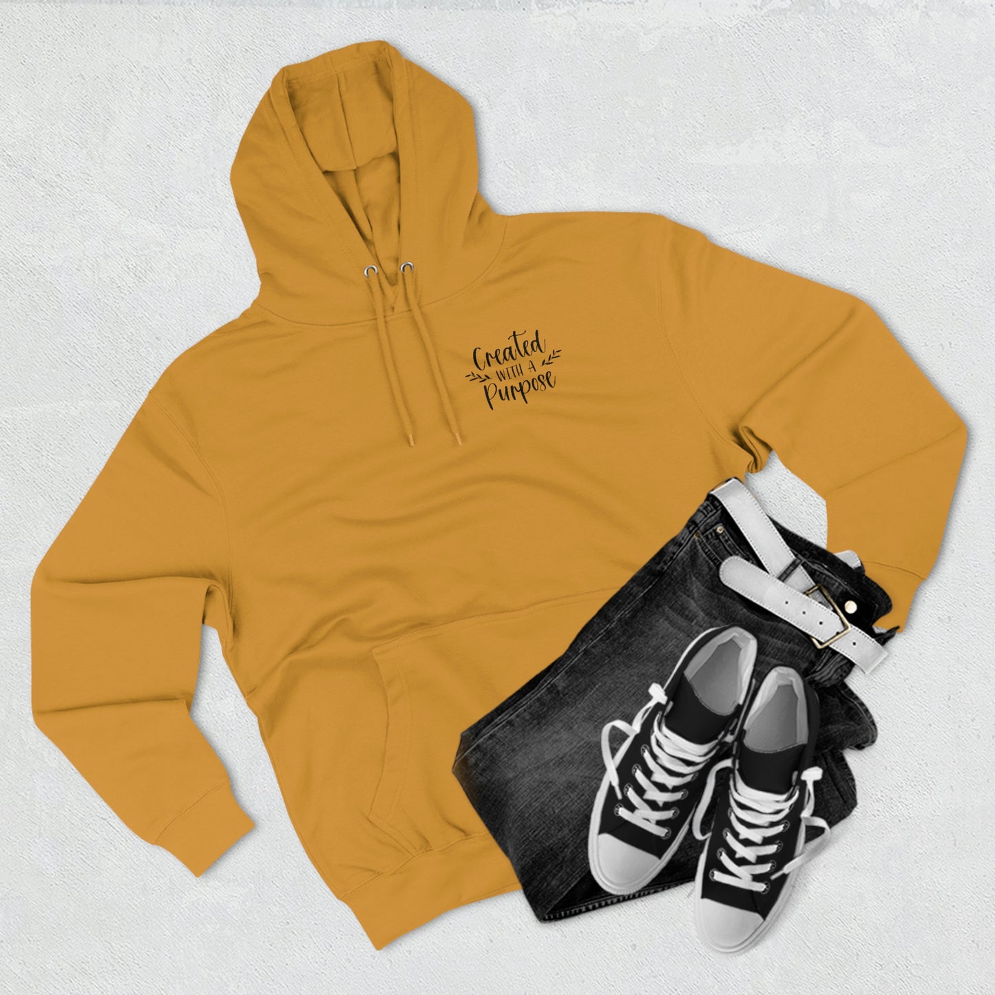 Created With Purpose Unisex Premium Pullover Hoodie