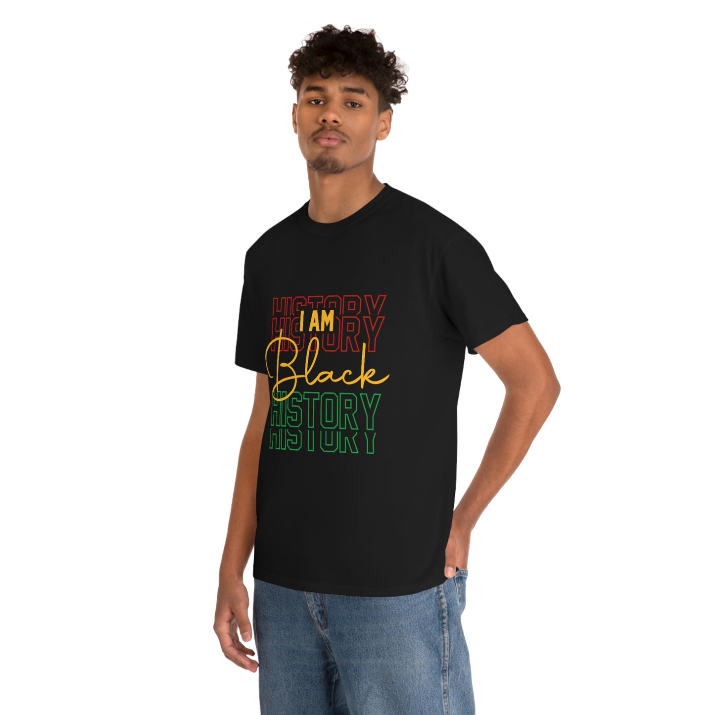 I am Black History Unisex Heavy Cotton Tee