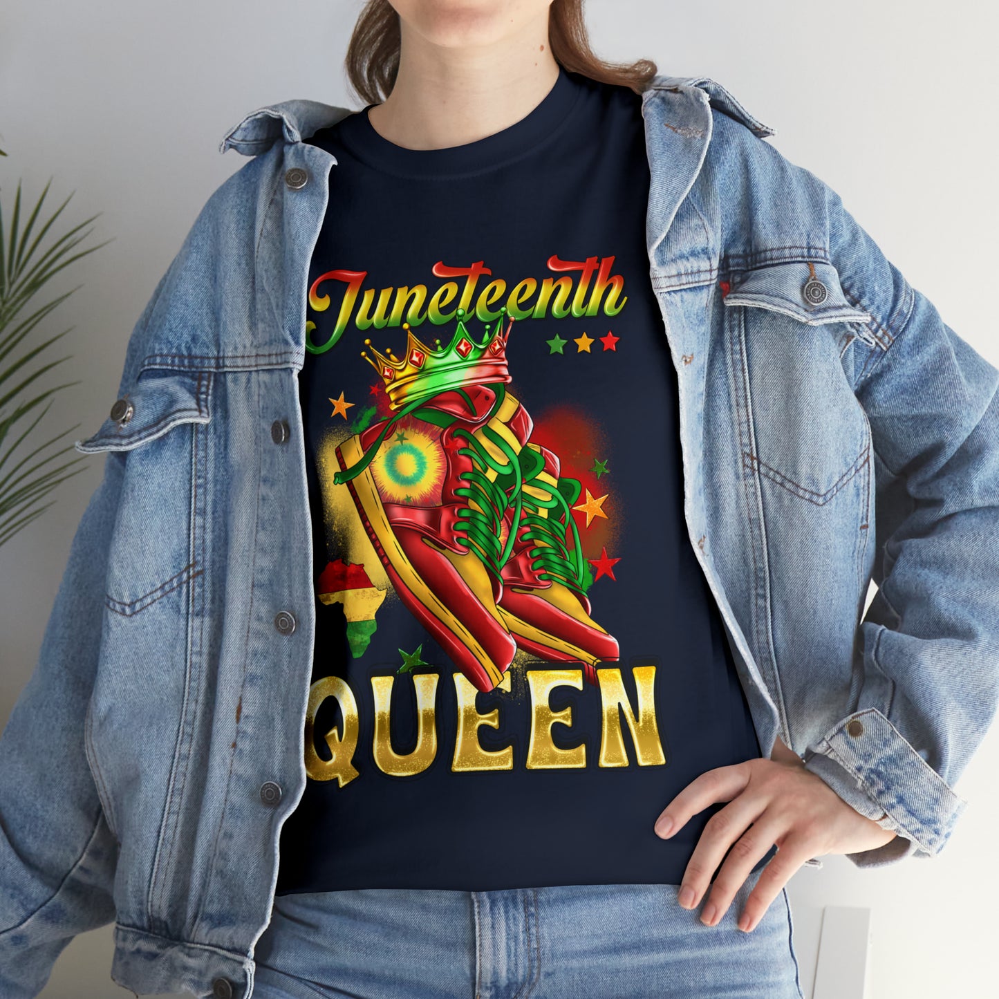 Juneteenth Queen Unisex Heavy Cotton Tee