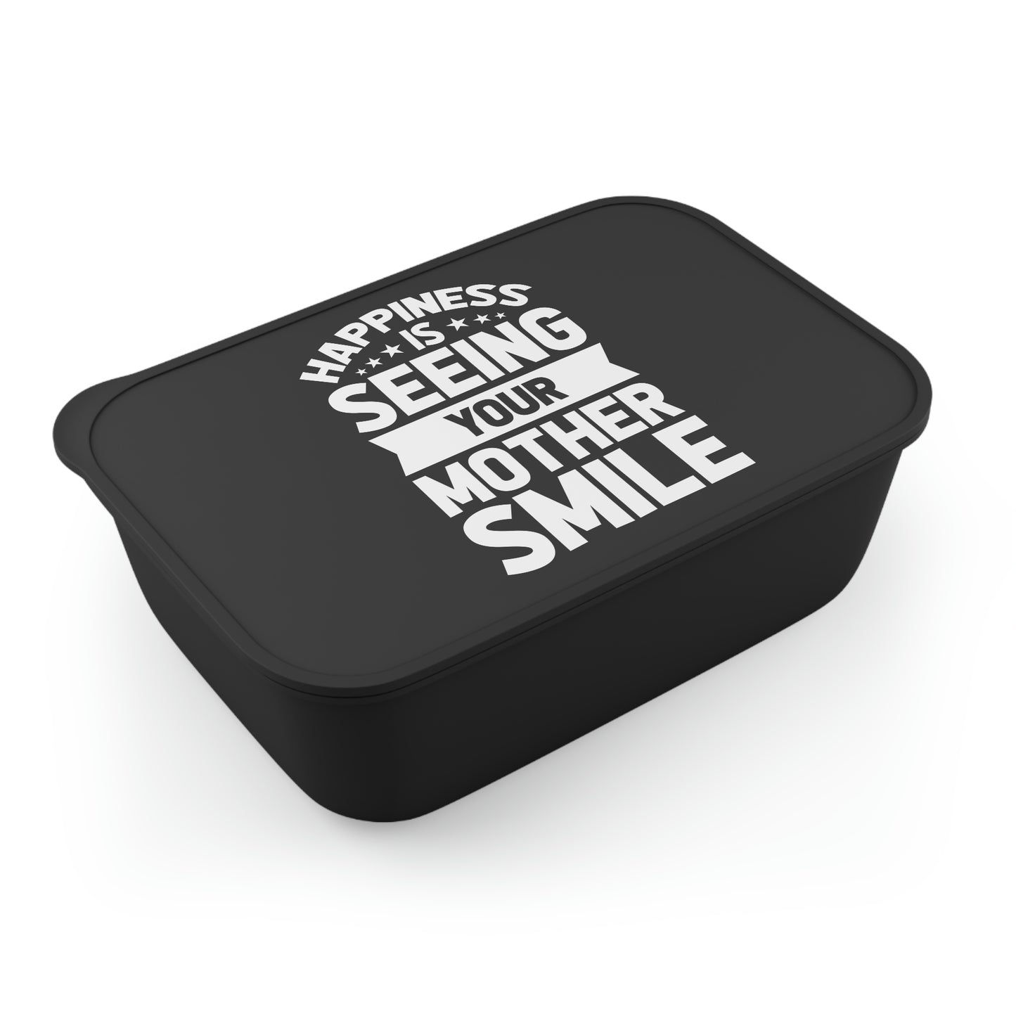 Mother Smile PLA Bento Box with Band and Utensils