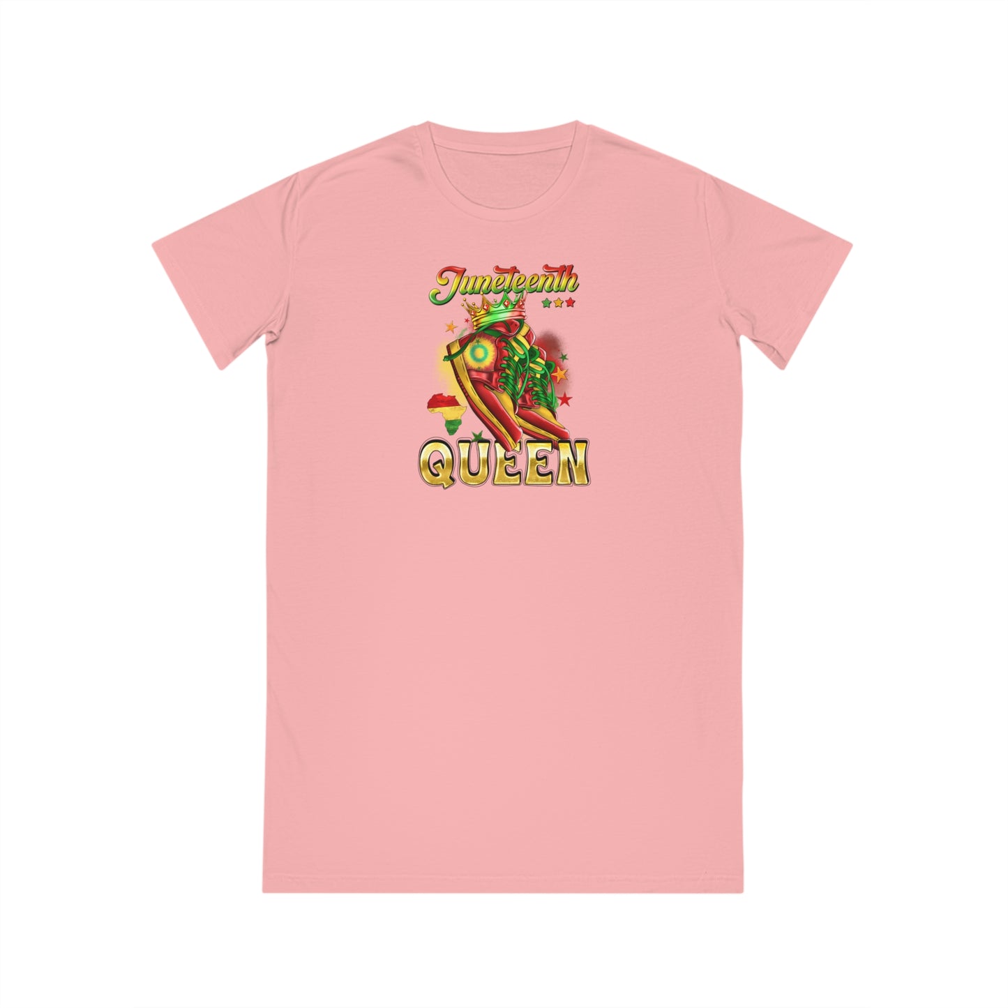 Juneteenth Spinner T-Shirt Dress