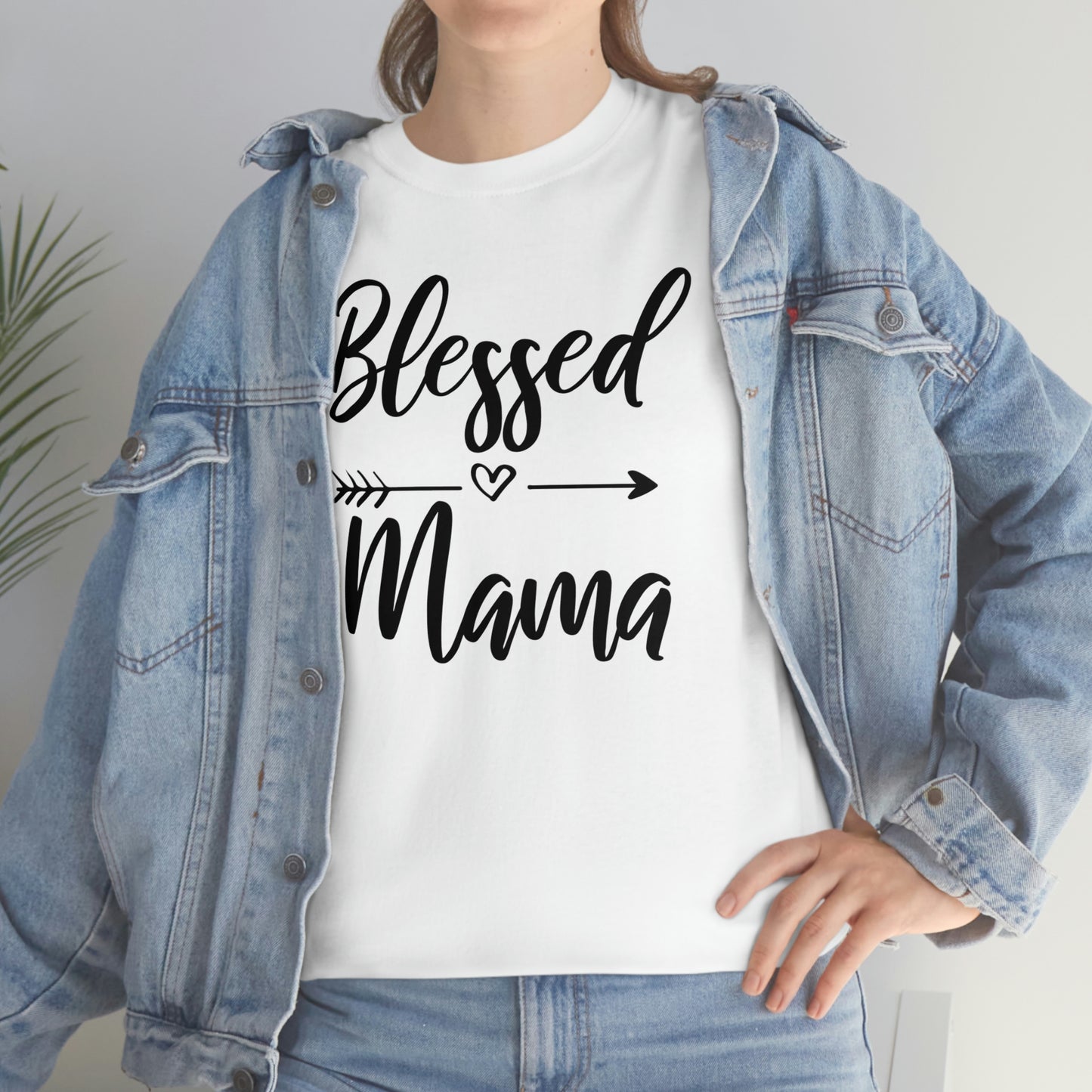 Blessed Mama Unisex Heavy Cotton Tee