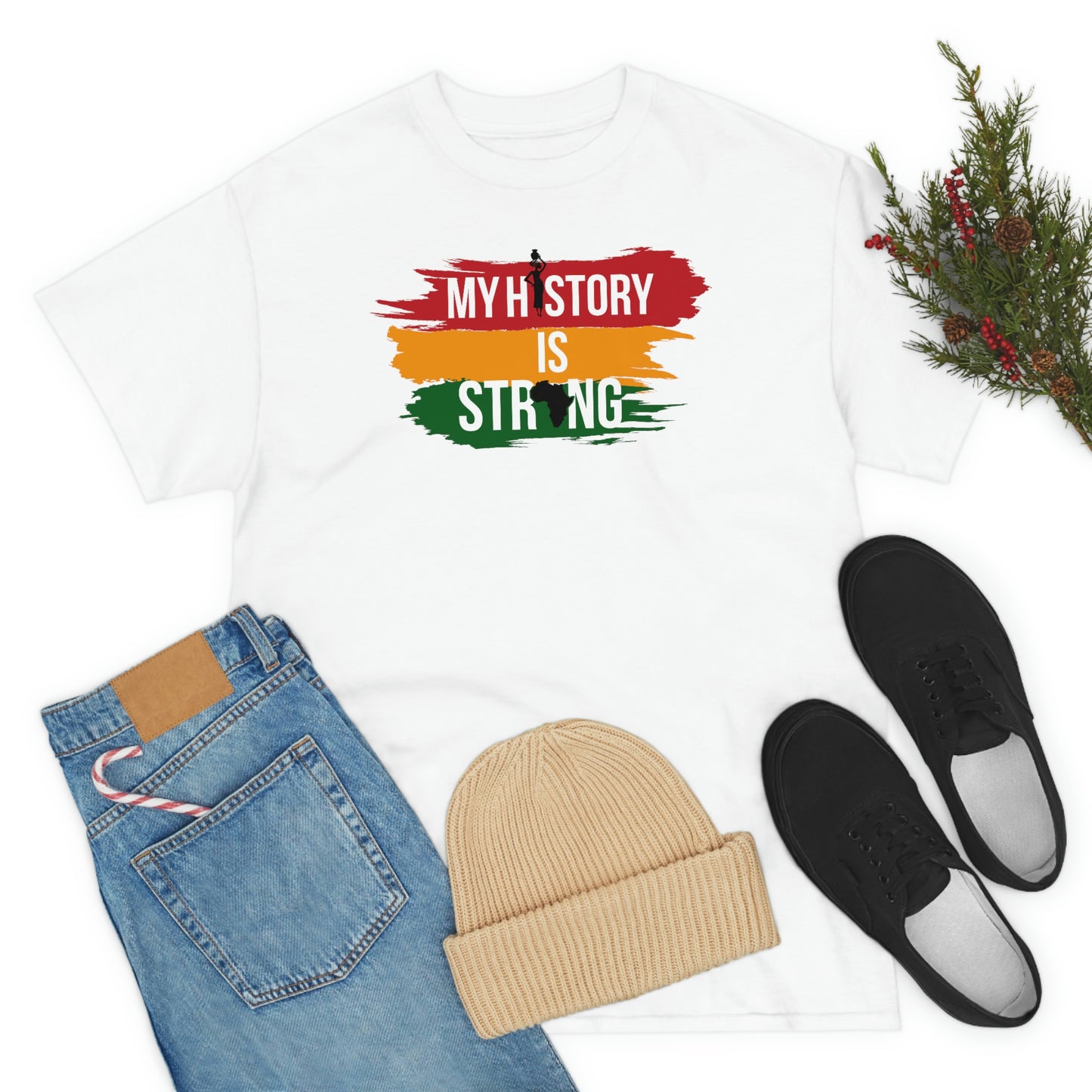 My History Is Strong Unisex Heavy Cotton Tee