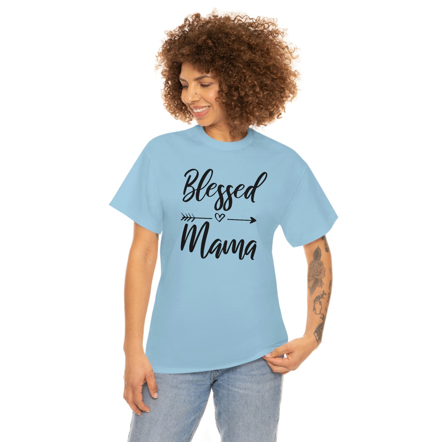 Blessed Mama Unisex Heavy Cotton Tee